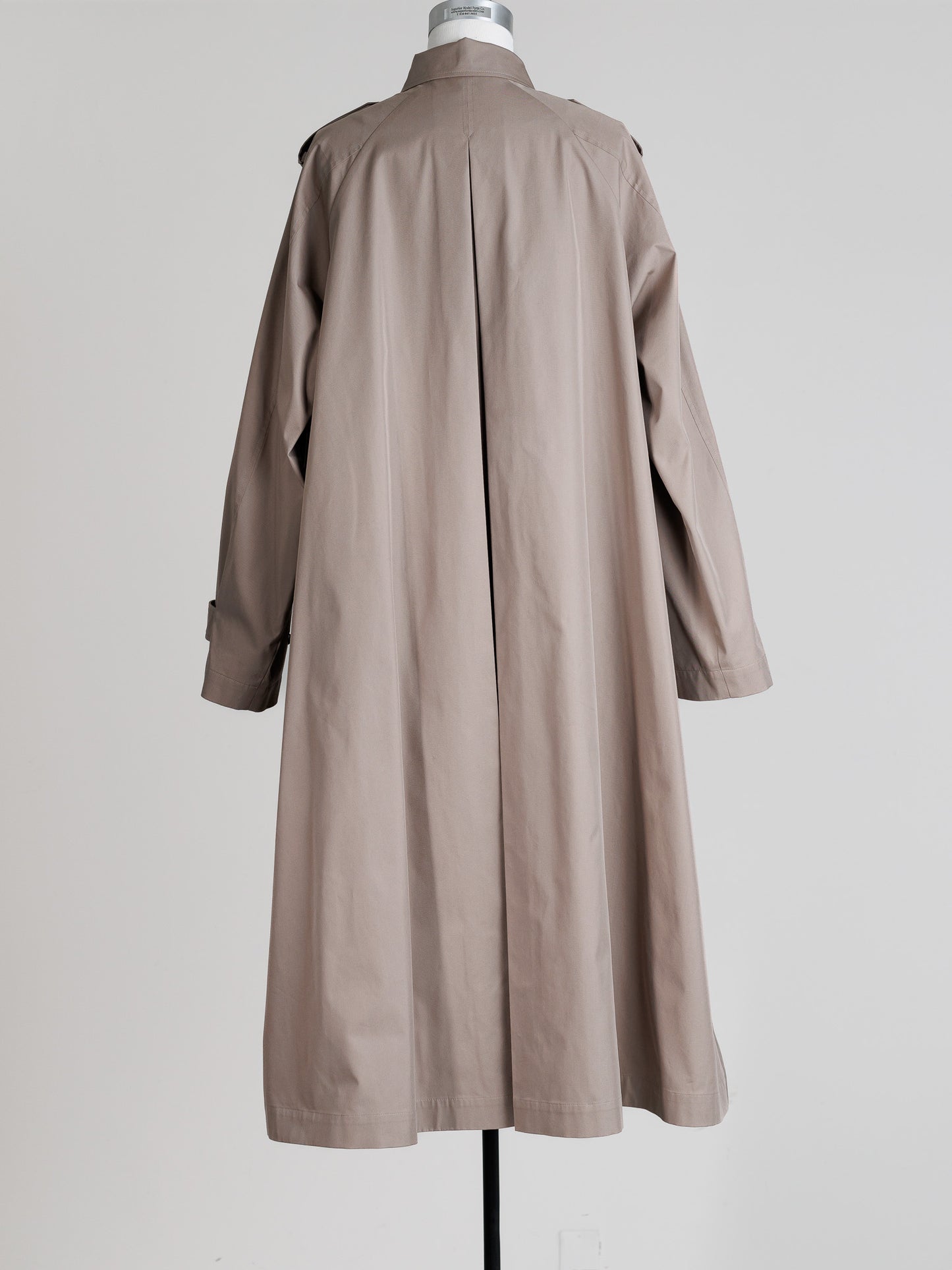 Winona/weightlessness silk trench coat