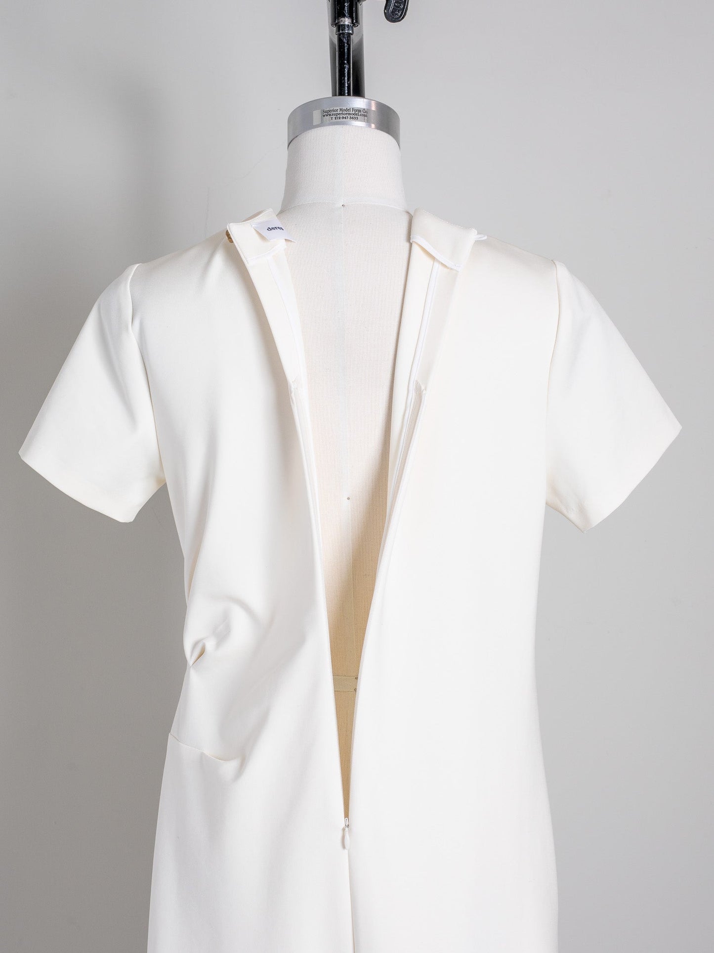 Fabiana / draping dress (perl/midnight/noir)