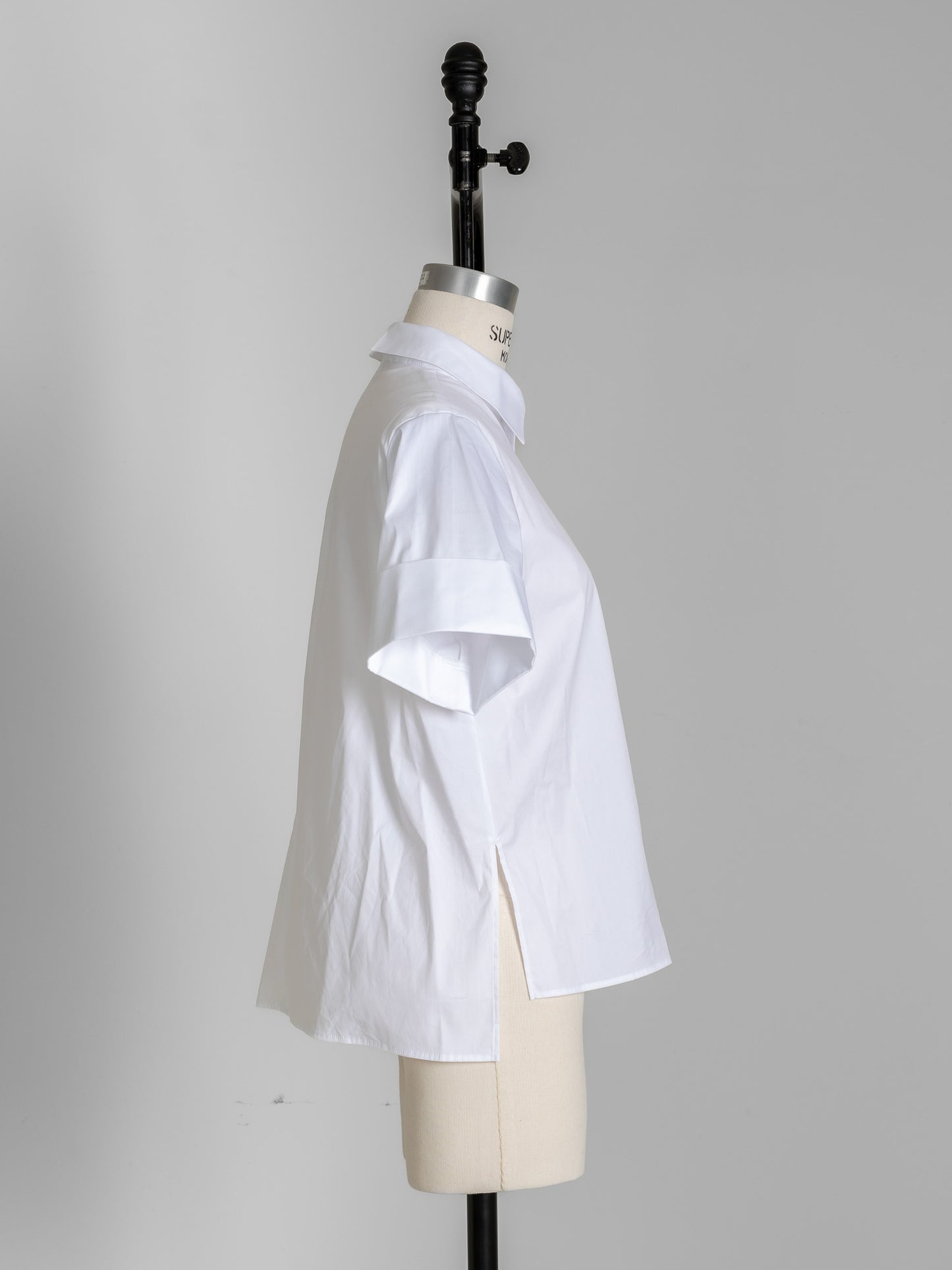 Bridget / half sleeve blouse(sugar/sesame/chocolate)