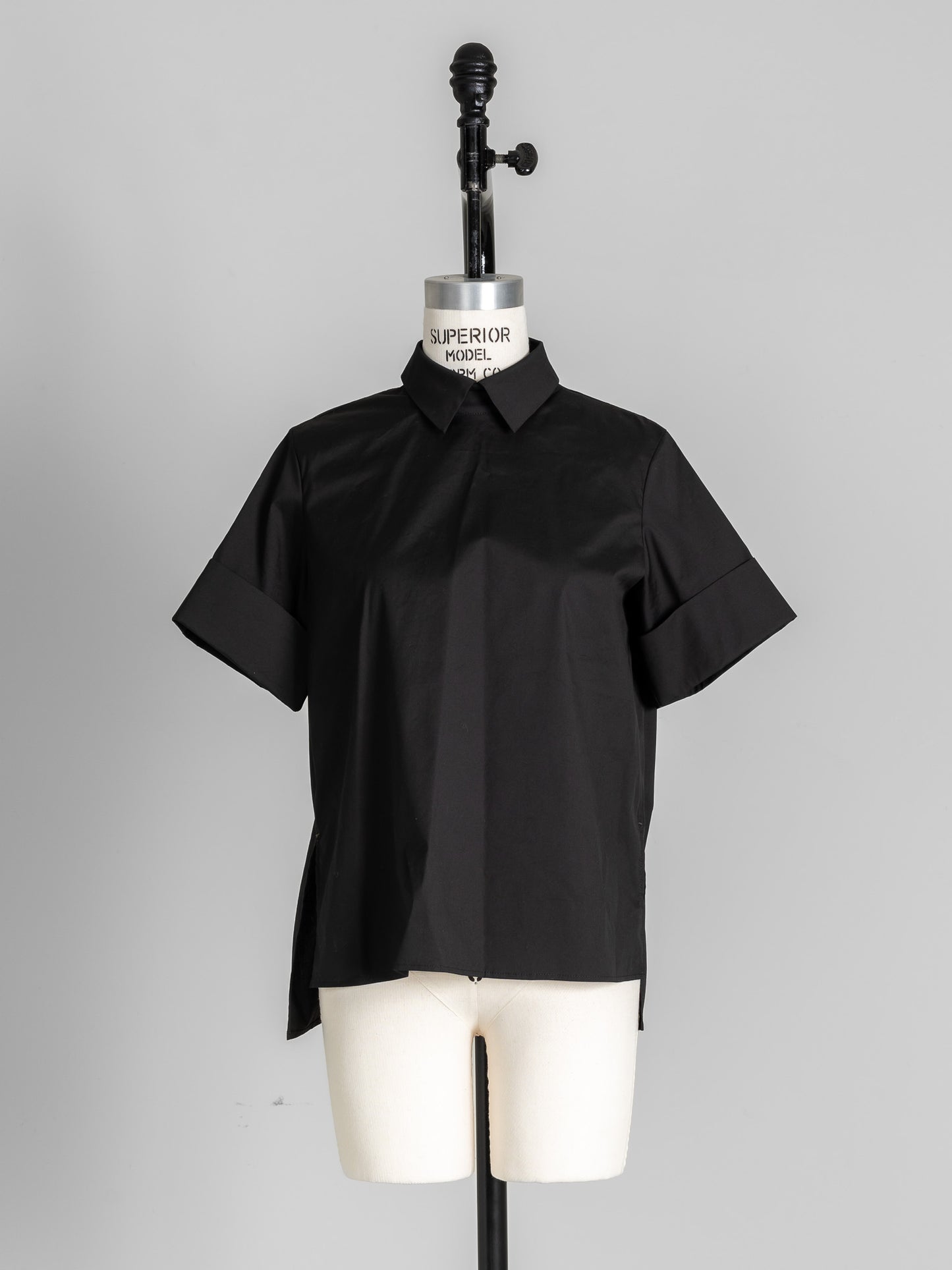 Bridget / half sleeve blouse(sugar/sesame/chocolate)