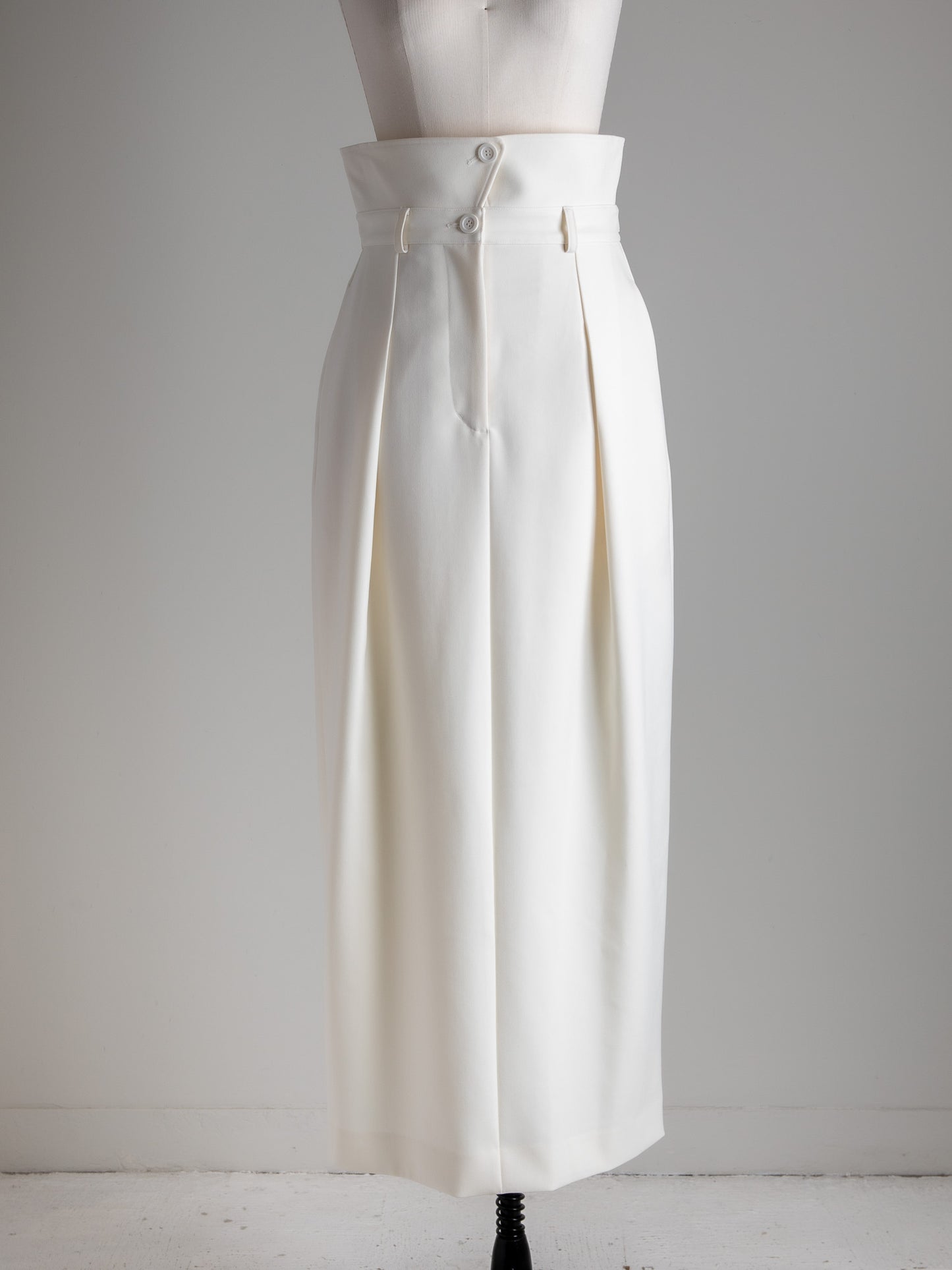 【予約販売】Greta / first step skirt (BLACK/OFF-WHITE)
