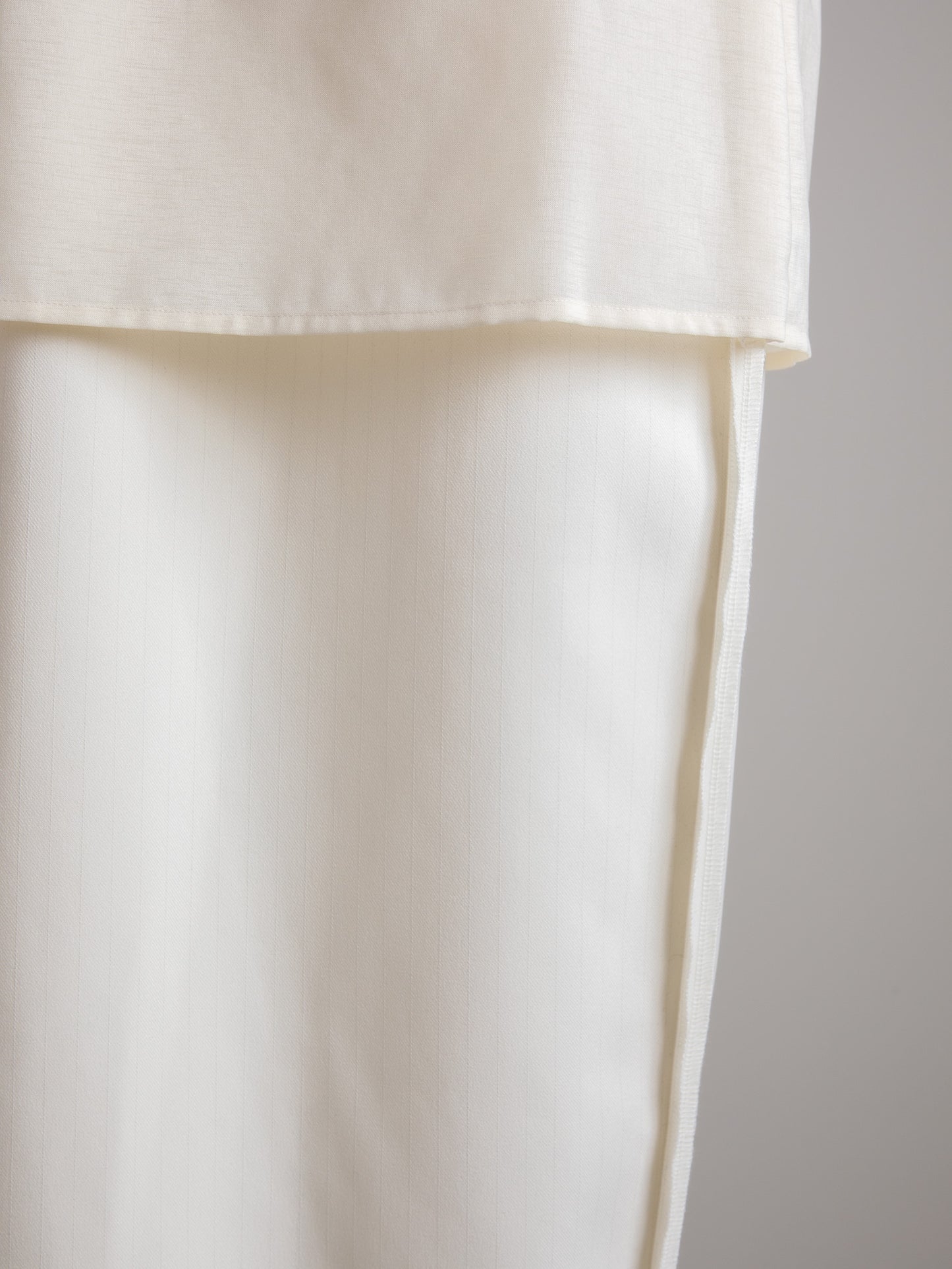 【予約販売】Greta / first step skirt (BLACK/OFF-WHITE)