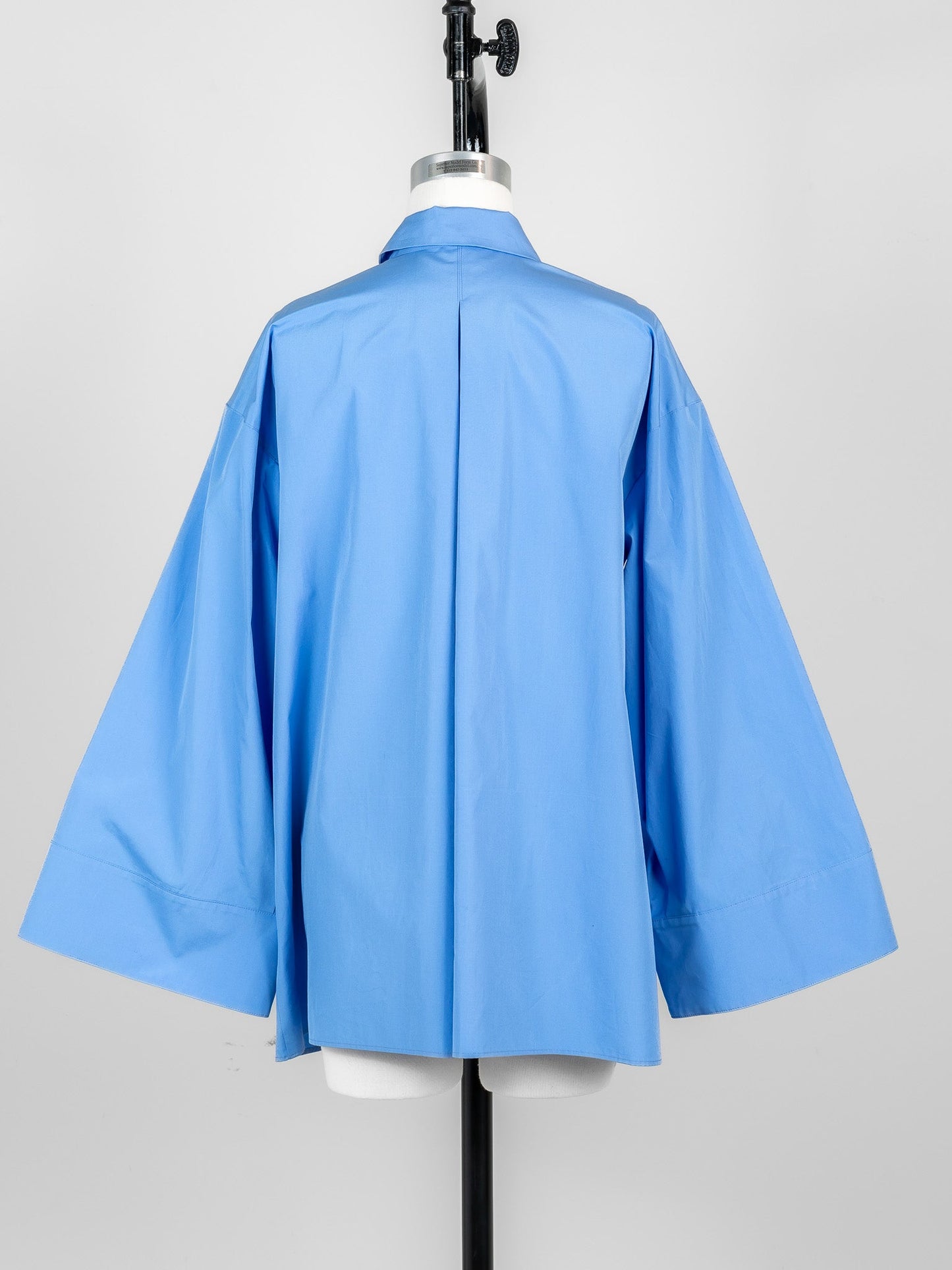 Mia / deres thomas mason 6way sleeve shirt (STRIPE/ INDIGO / CLEAR BLUE)