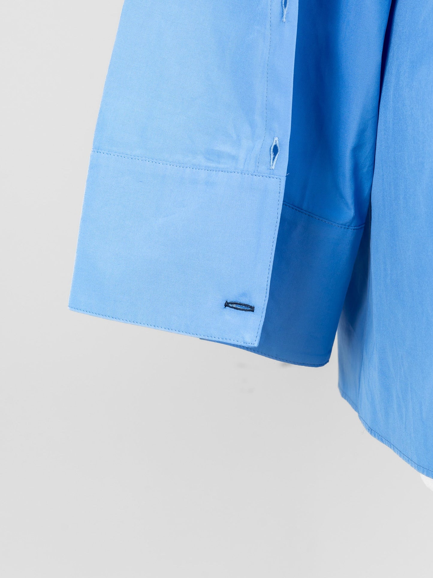 Mia / deres thomas mason 6way sleeve shirt (STRIPE/ INDIGO / CLEAR BLUE)