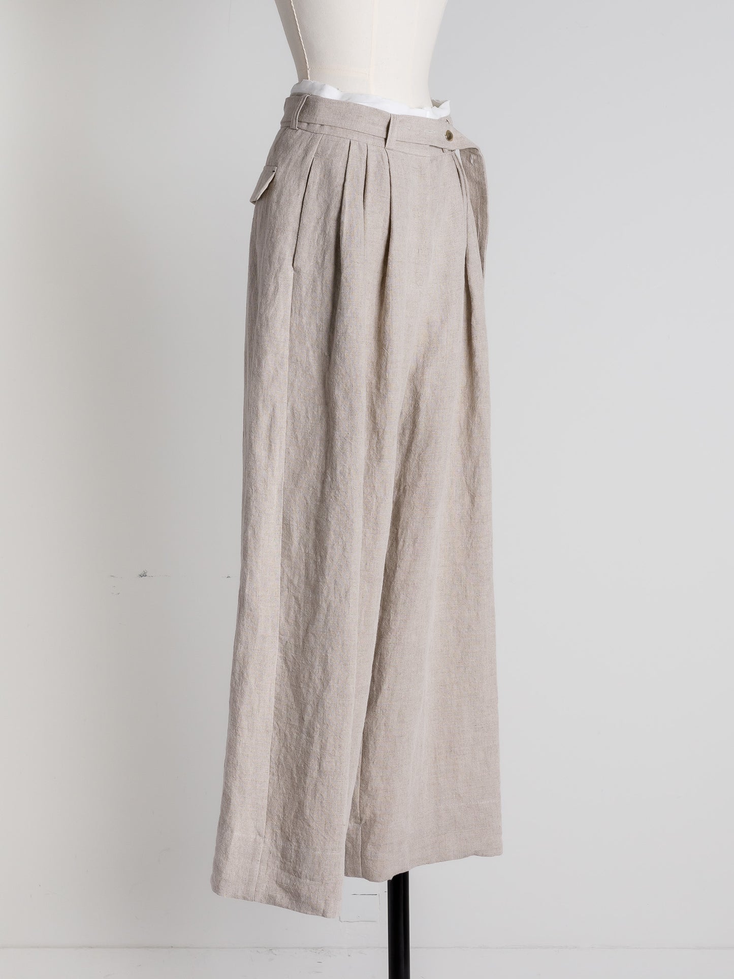 Sage / floating linen pants (sand/carbon/cloud)