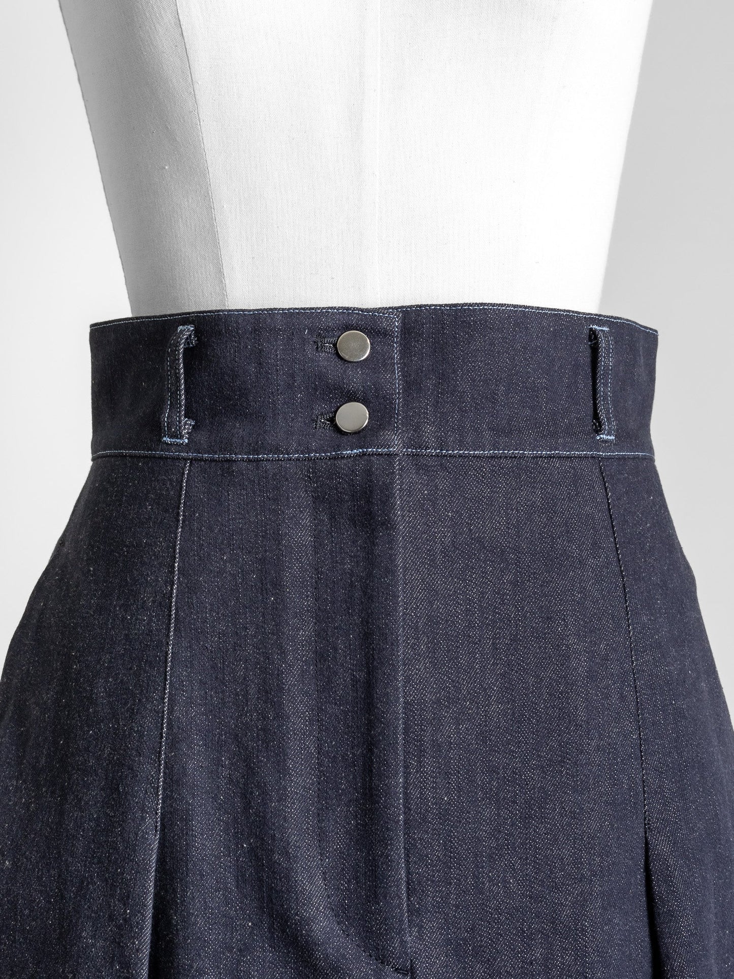 Simone / first denim skirt(INDIGO)