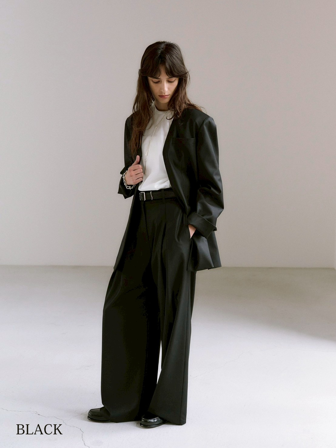 【PRE ORDER】minimal jacket (dark navy / black)