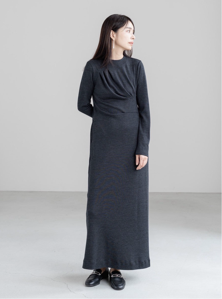 【PRE ORDER】 Christelle / relax drape dress