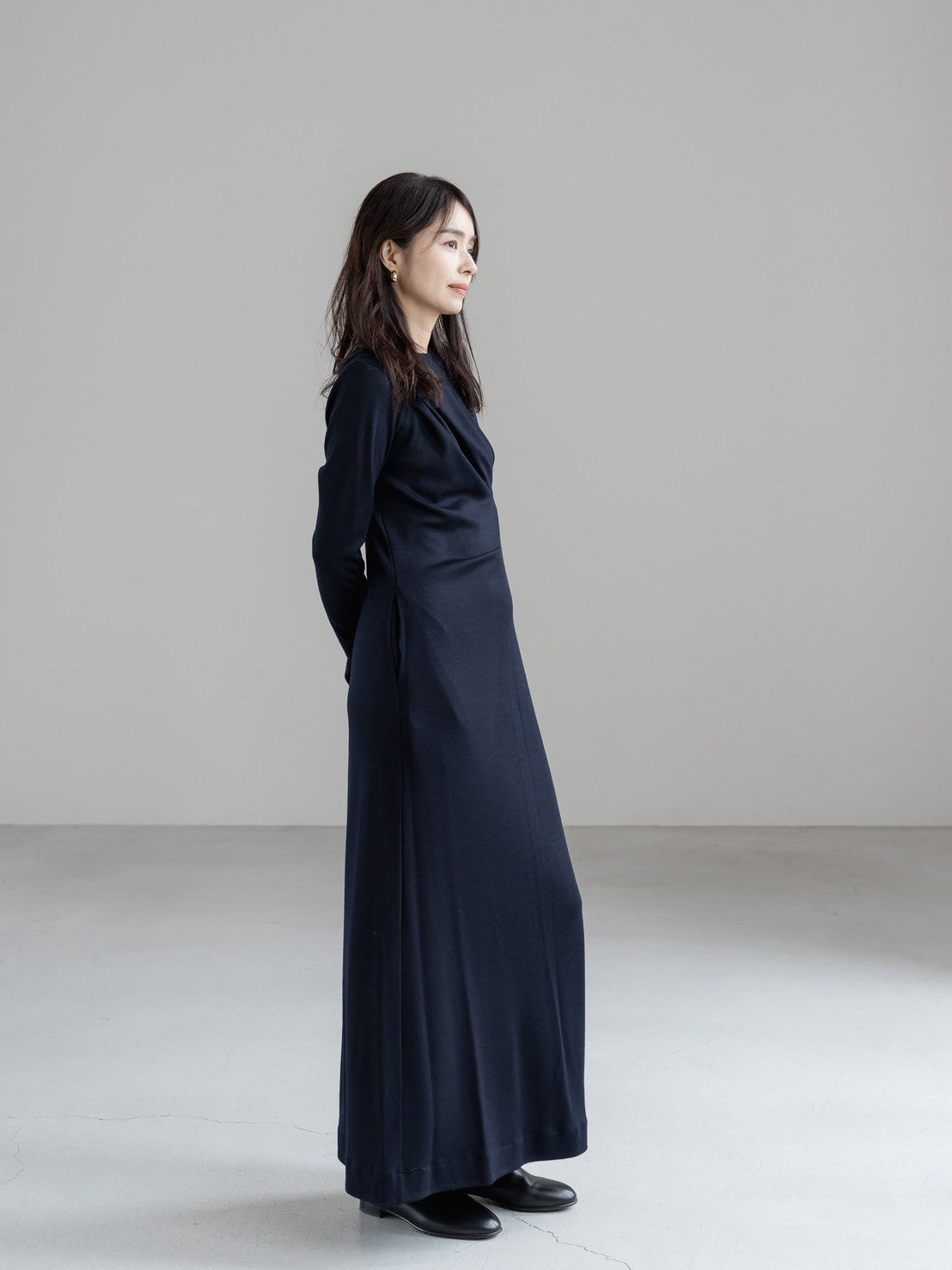 【PRE ORDER】 Christelle / relax drape dress