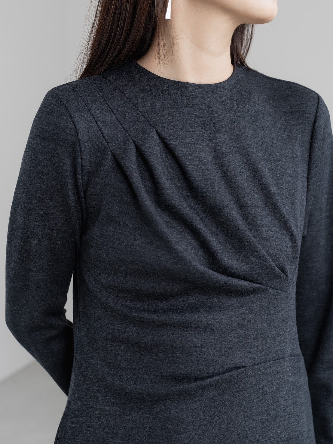 【PRE ORDER】 Christelle / relax drape dress