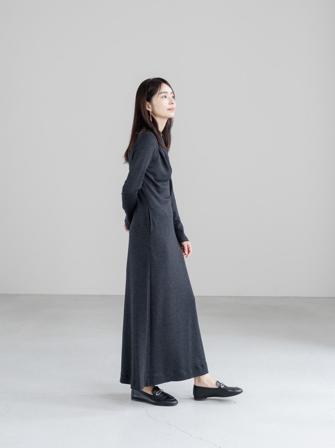 【PRE ORDER】 Christelle / relax drape dress