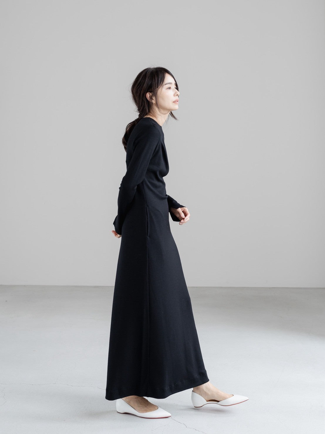 【PRE ORDER】 Christelle / relax drape dress