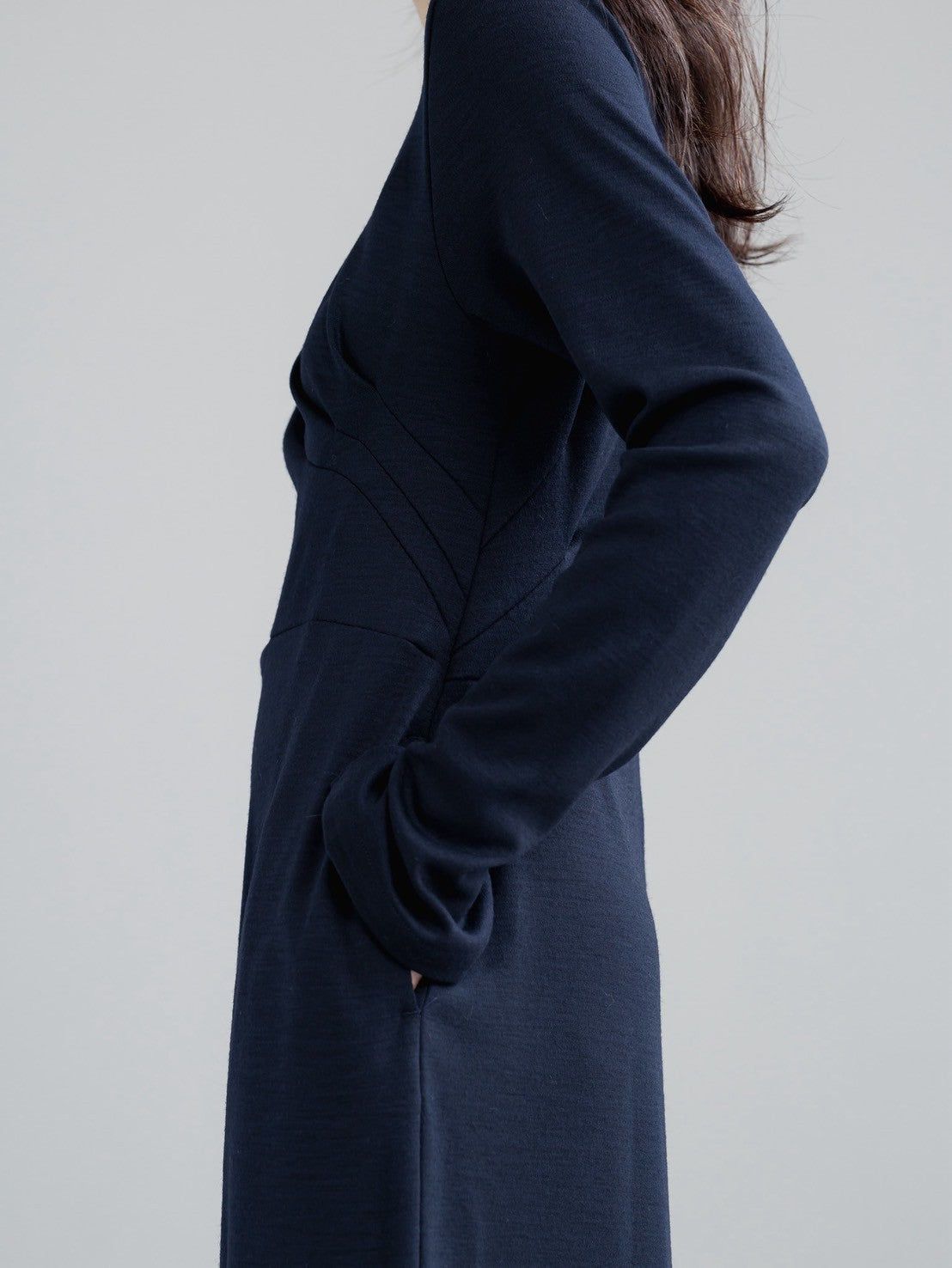 【PRE ORDER】 Christelle / relax drape dress