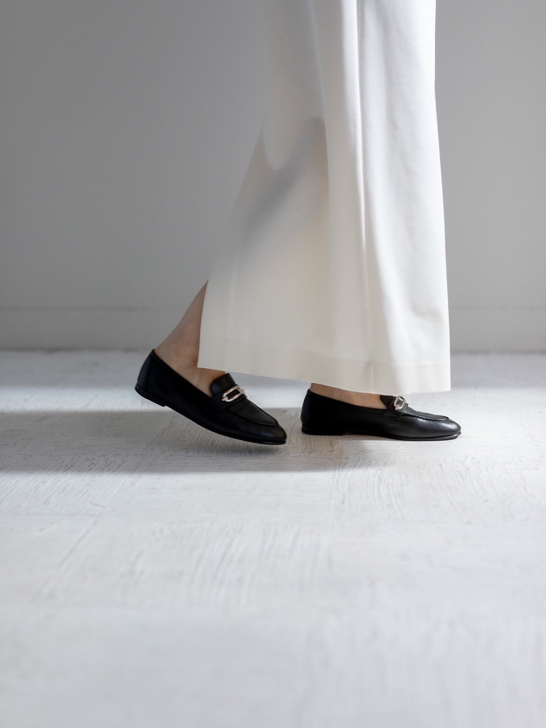 Fabiana / draping dress (perl/midnight/noir)