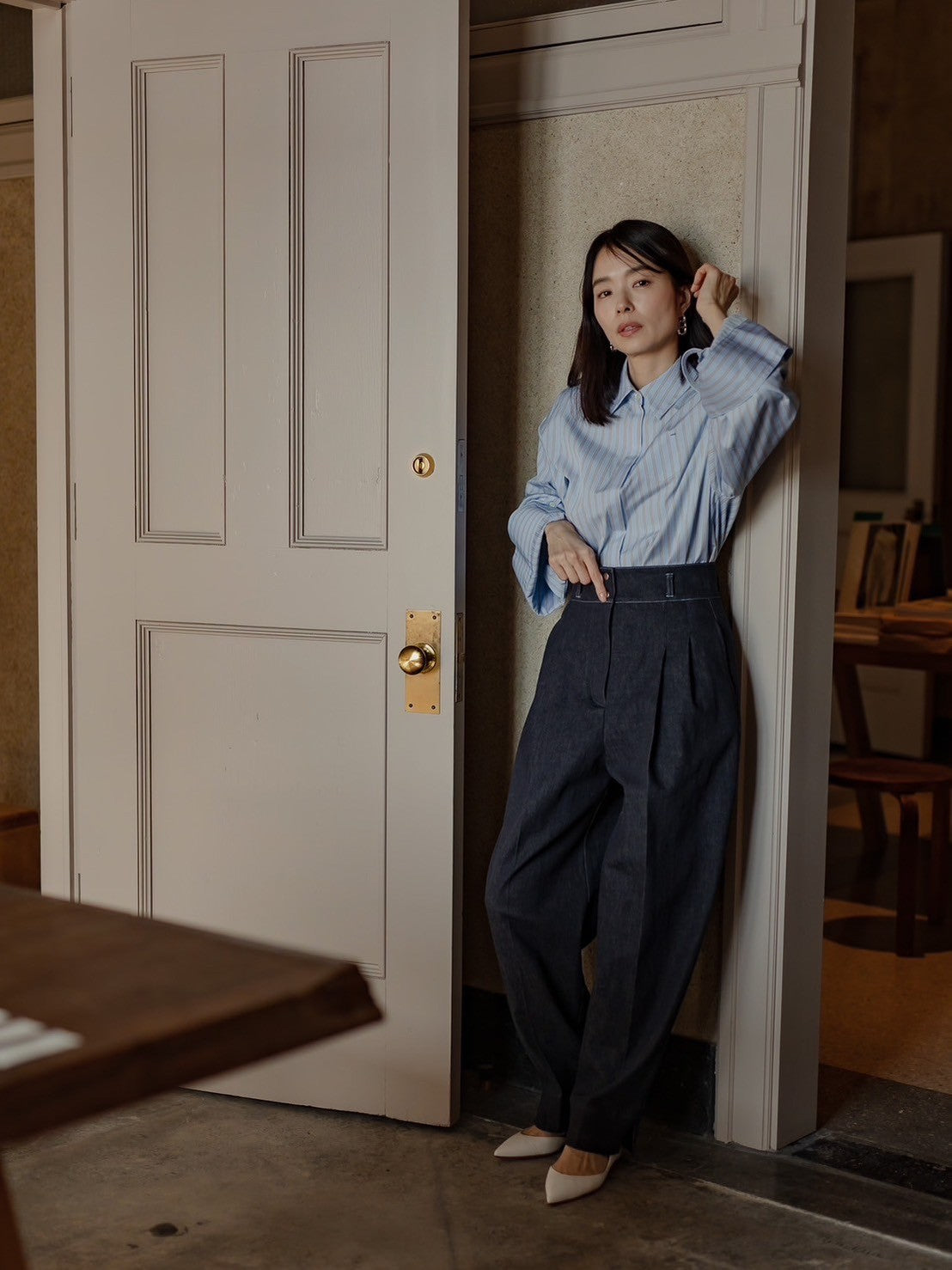 【予約販売】Irving / first denim pants(INDIGO)