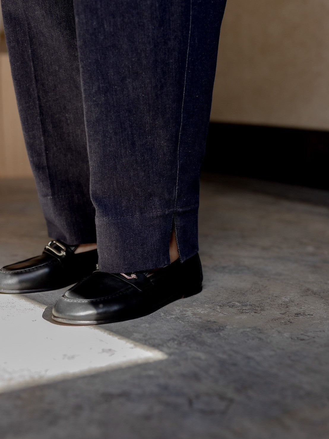 Irving / first denim pants(INDIGO)