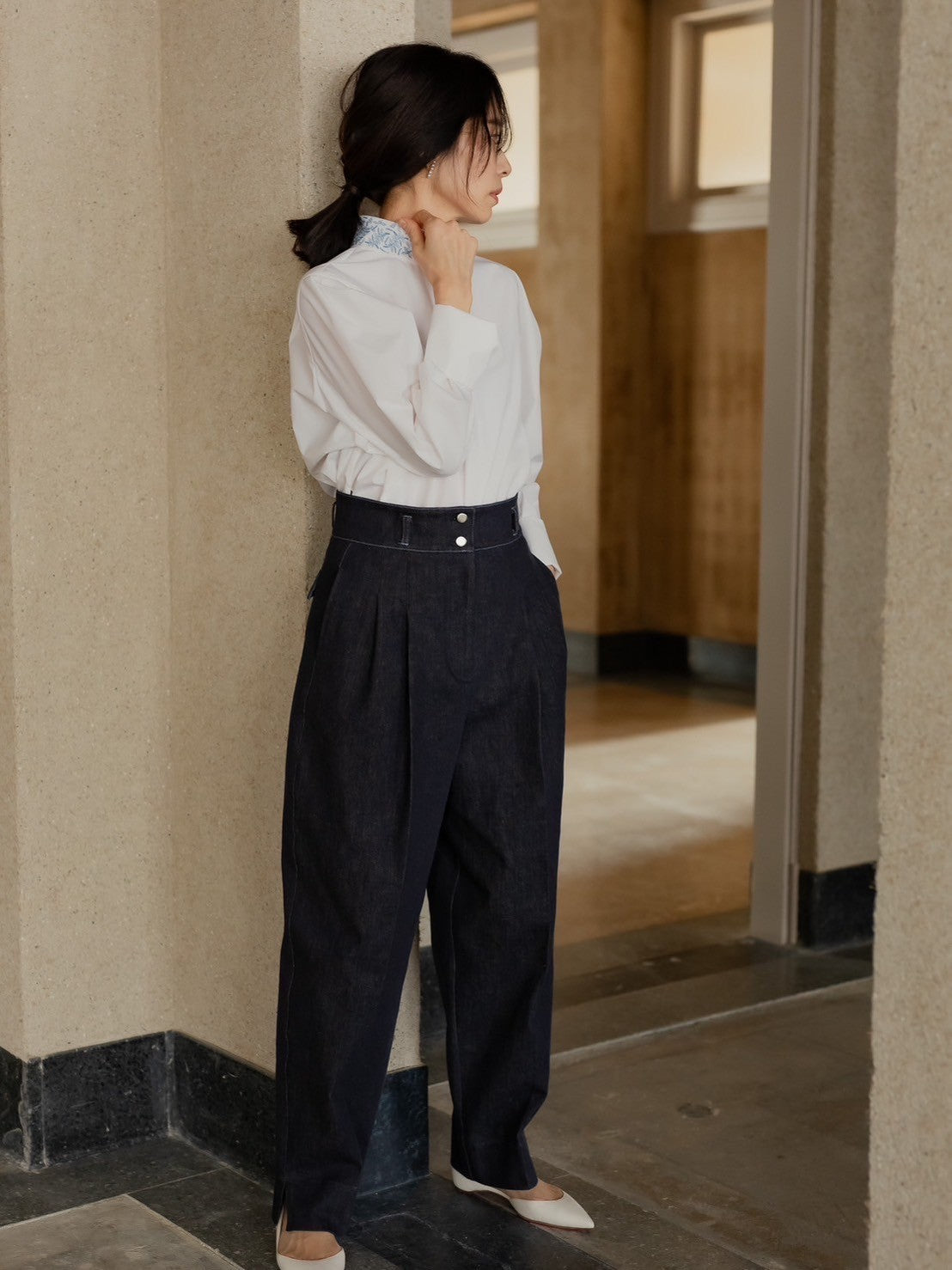 【予約販売】Irving / first denim pants(INDIGO)