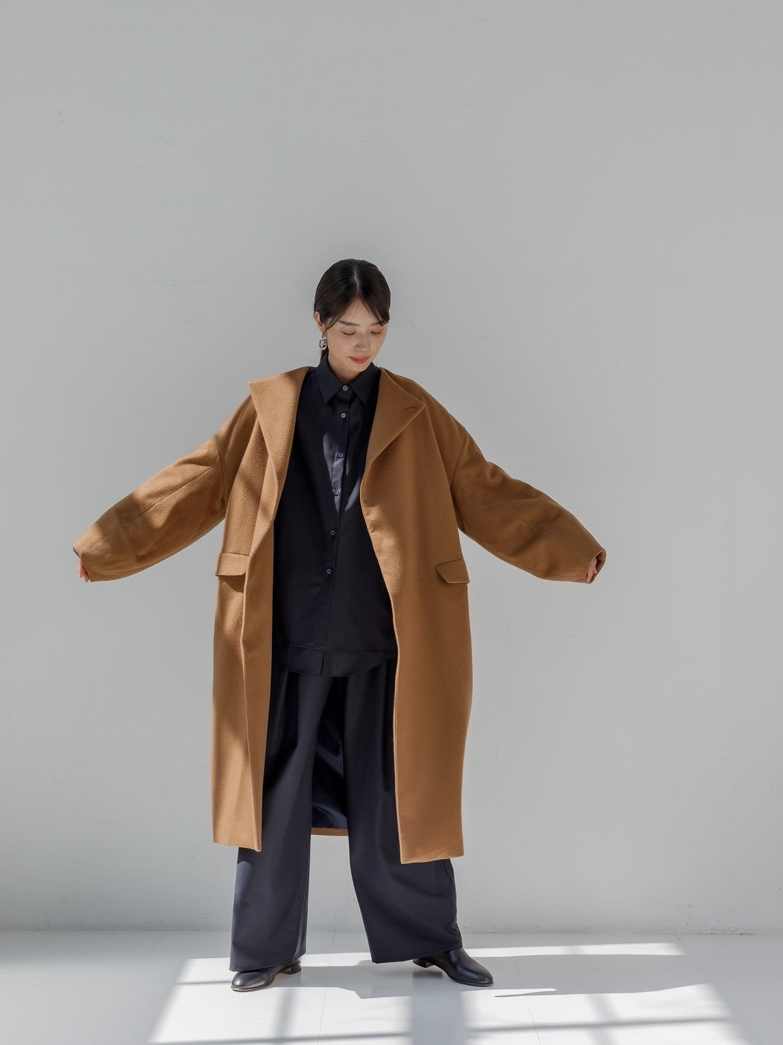 Harper/100%cashmere eternal long coat