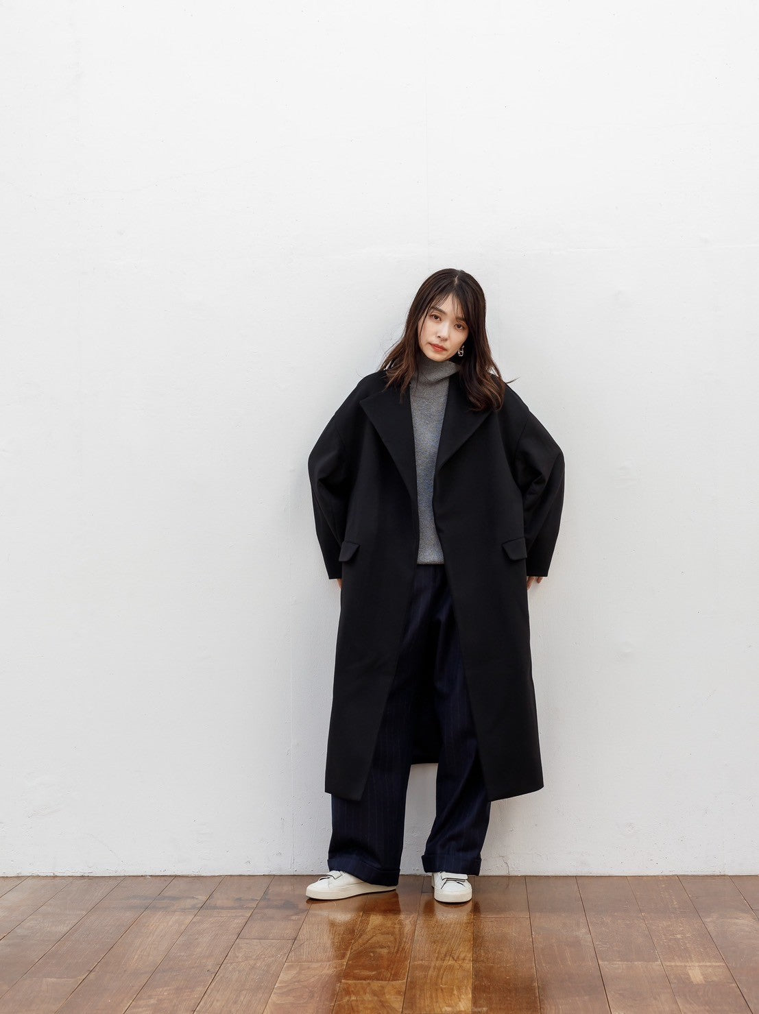 Harper/100%cashmere eternal long coat