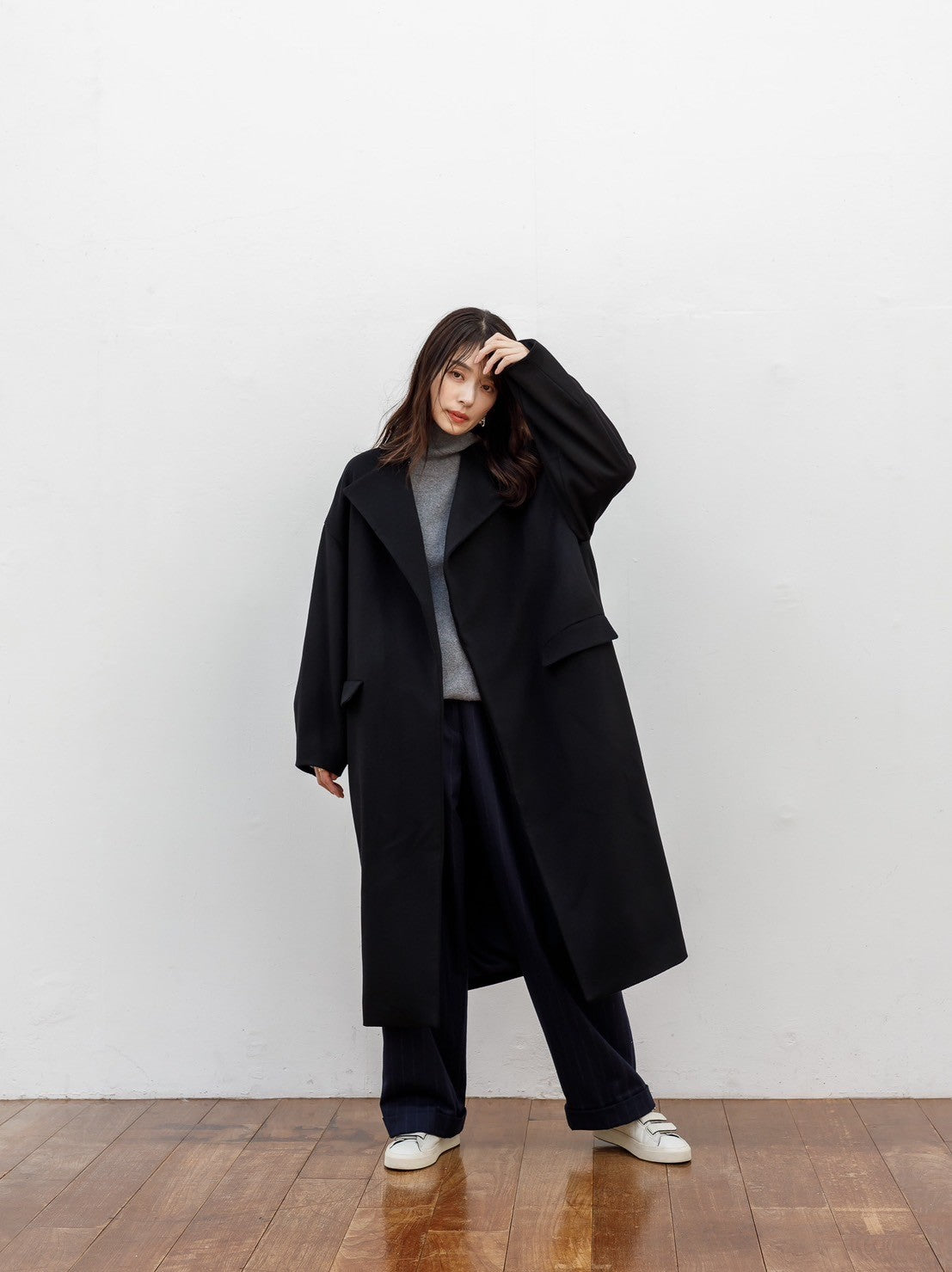 Harper/100%cashmere eternal long coat