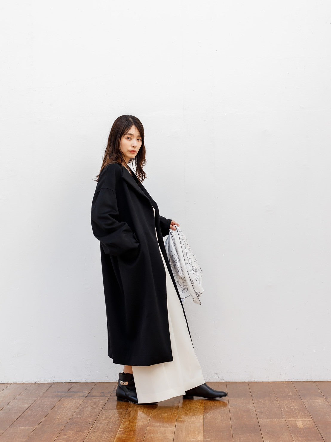Harper/100%cashmere eternal long coat