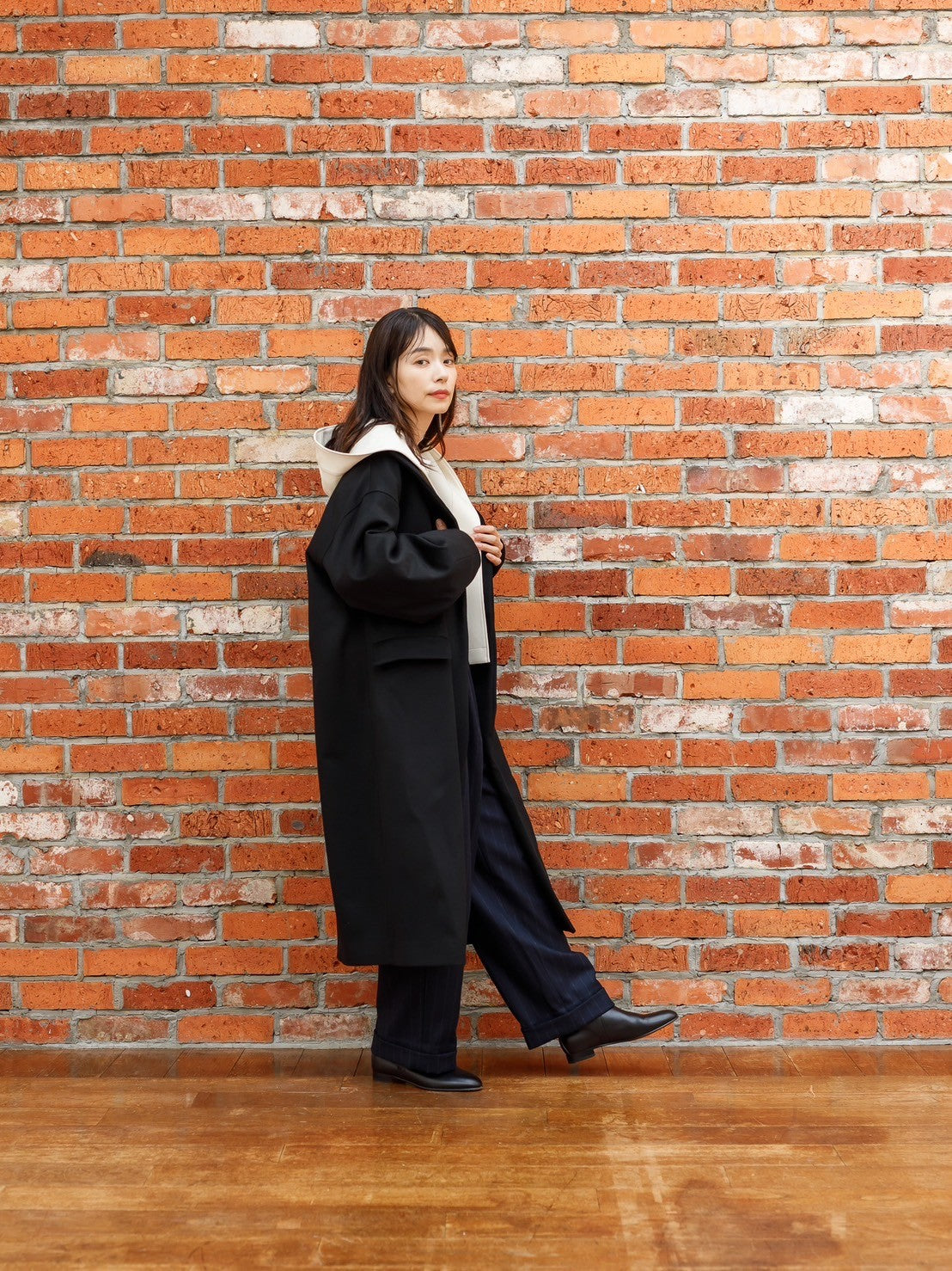 Harper/100%cashmere eternal long coat