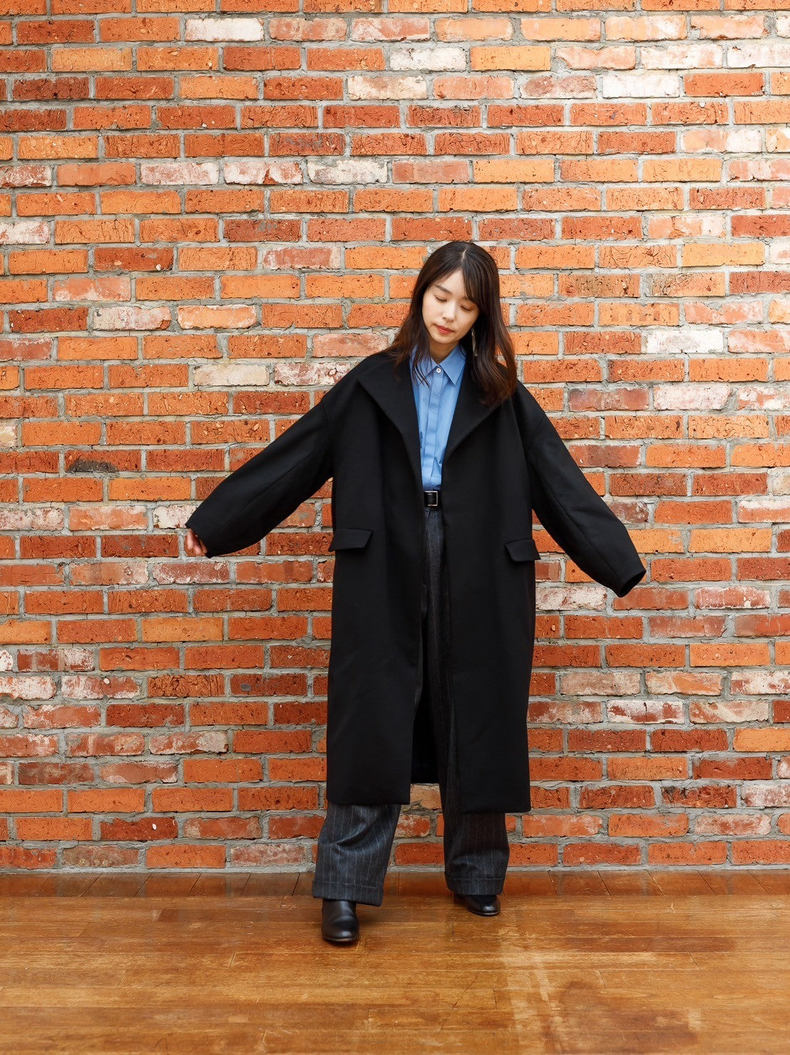 Harper/100%cashmere eternal long coat