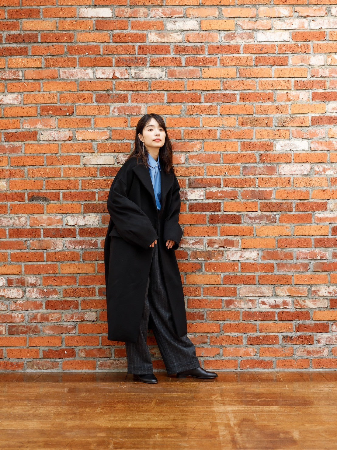 Harper/100%cashmere eternal long coat