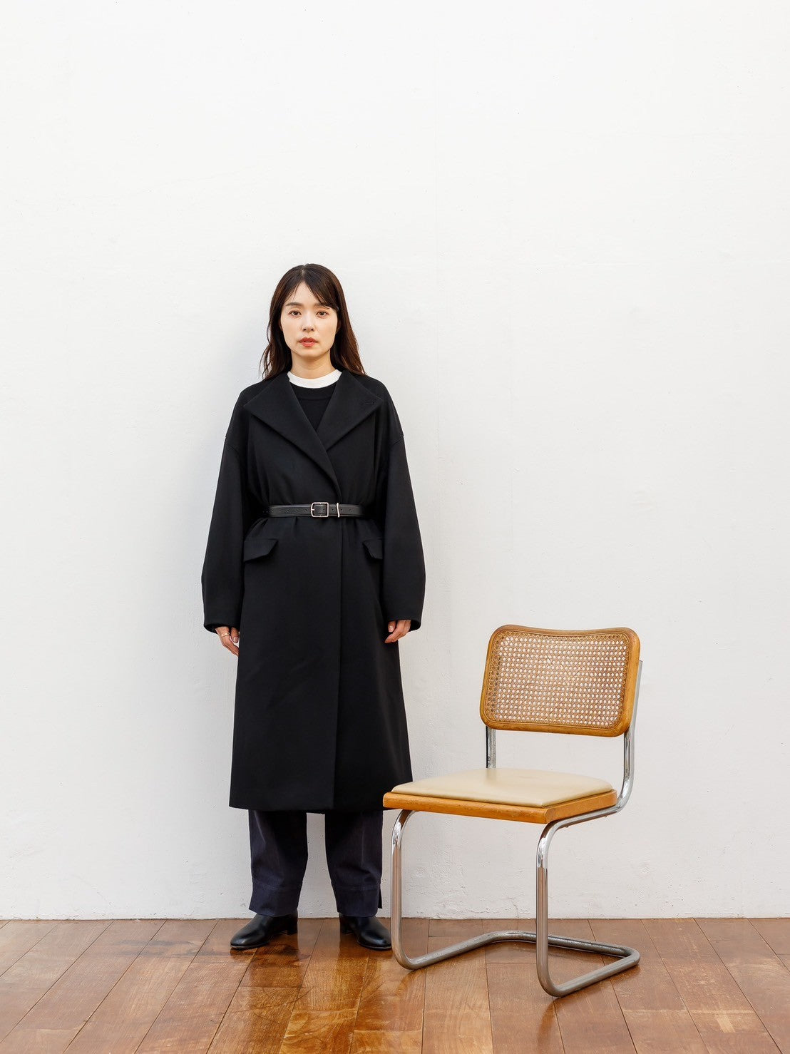 Harper/100%cashmere eternal long coat