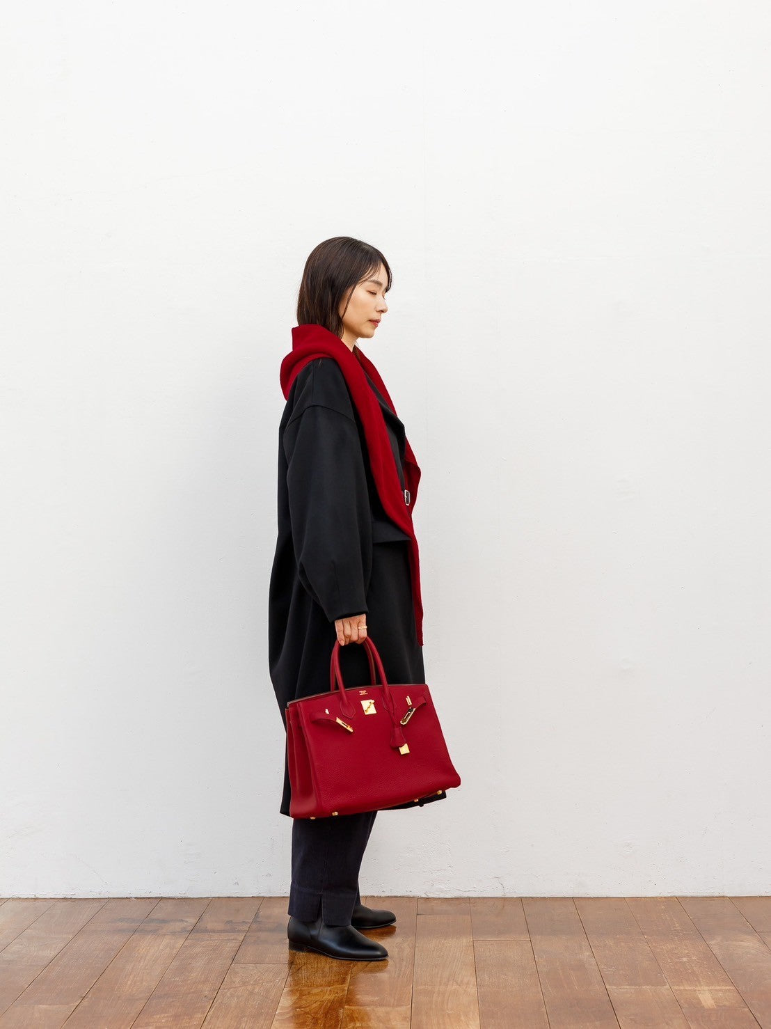 Harper/100%cashmere eternal long coat