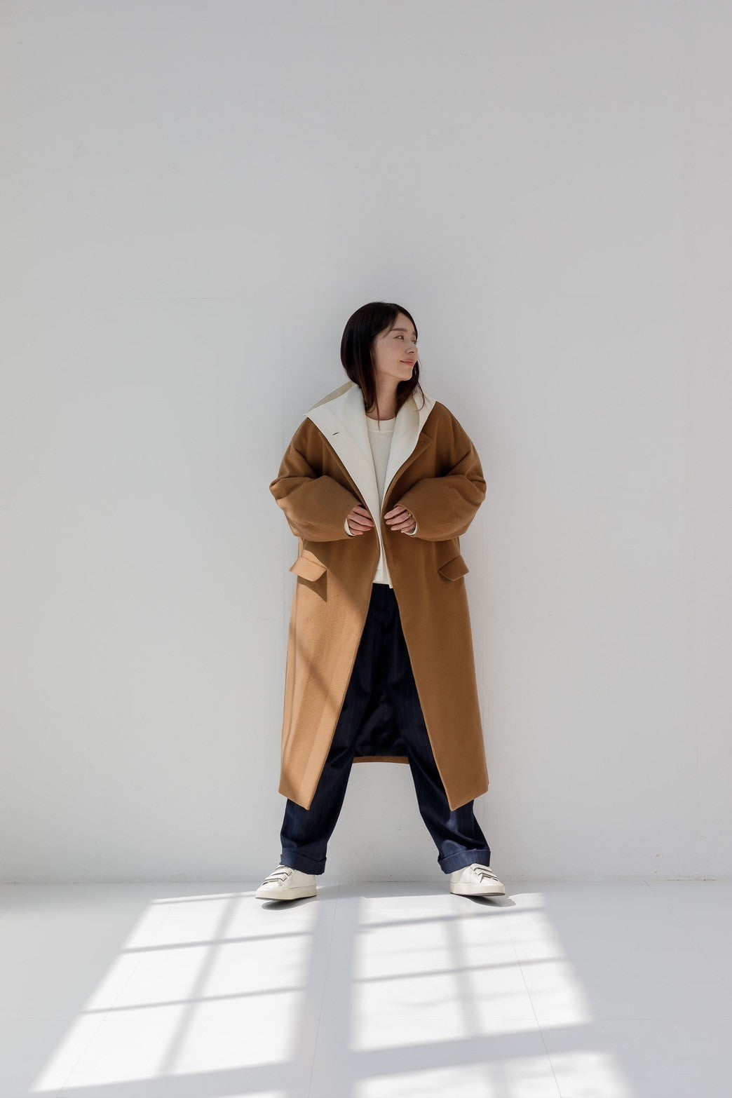 Harper/100%cashmere eternal long coat