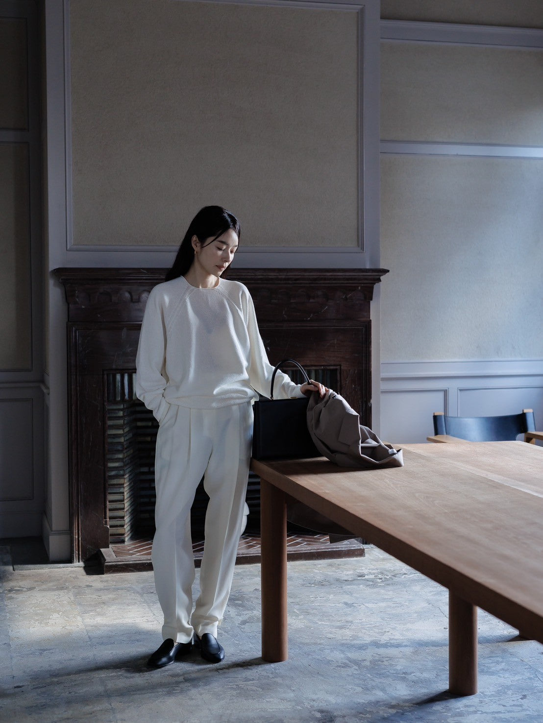 Kristy/paper cotton sweater