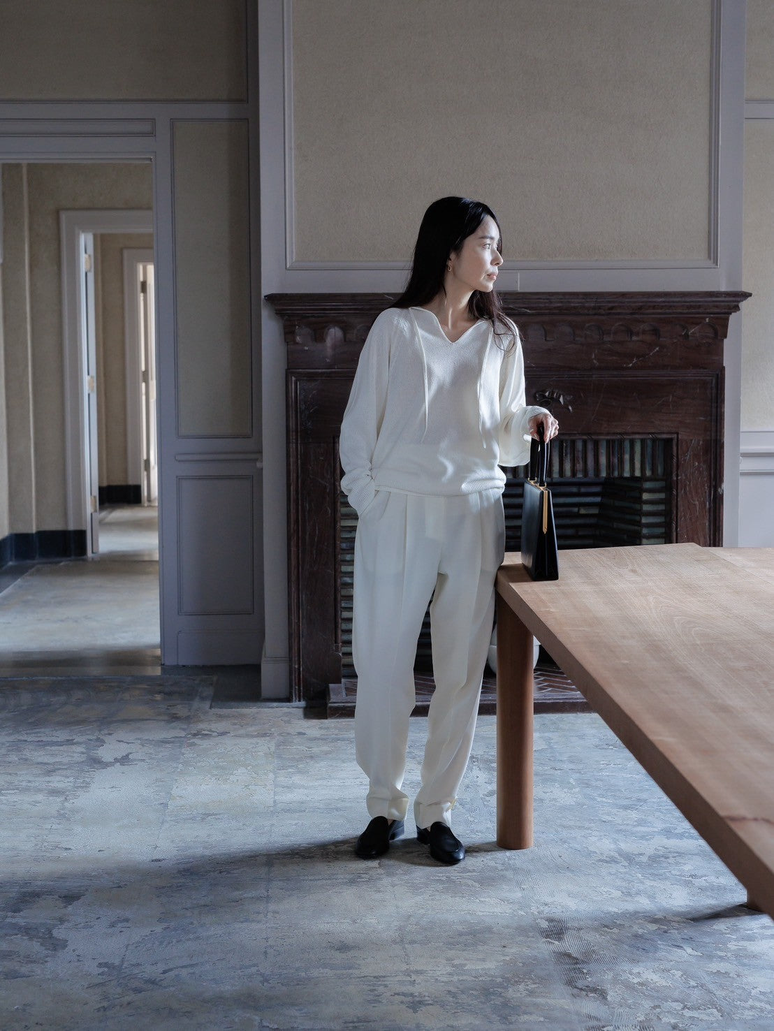 Kristy/paper cotton sweater