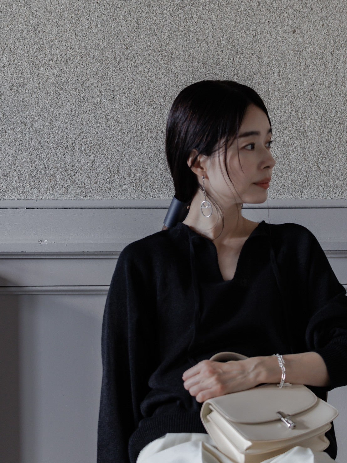 Kristy/paper cotton sweater