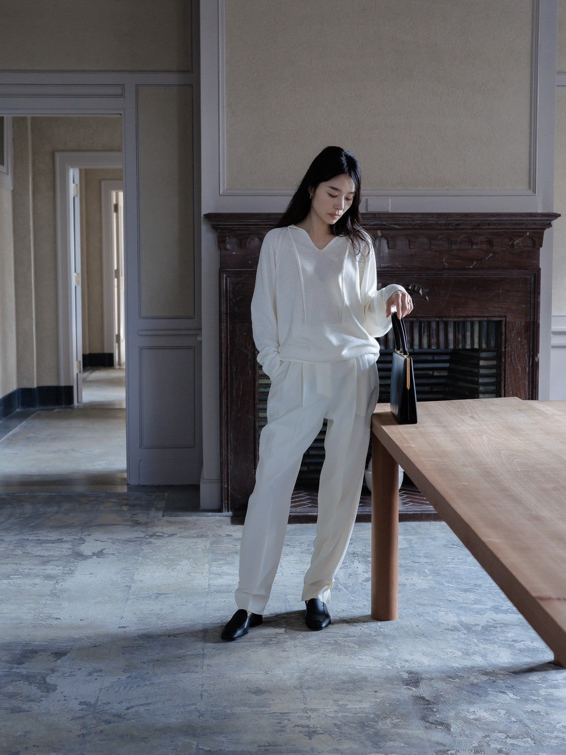 Odessa/back belt pants