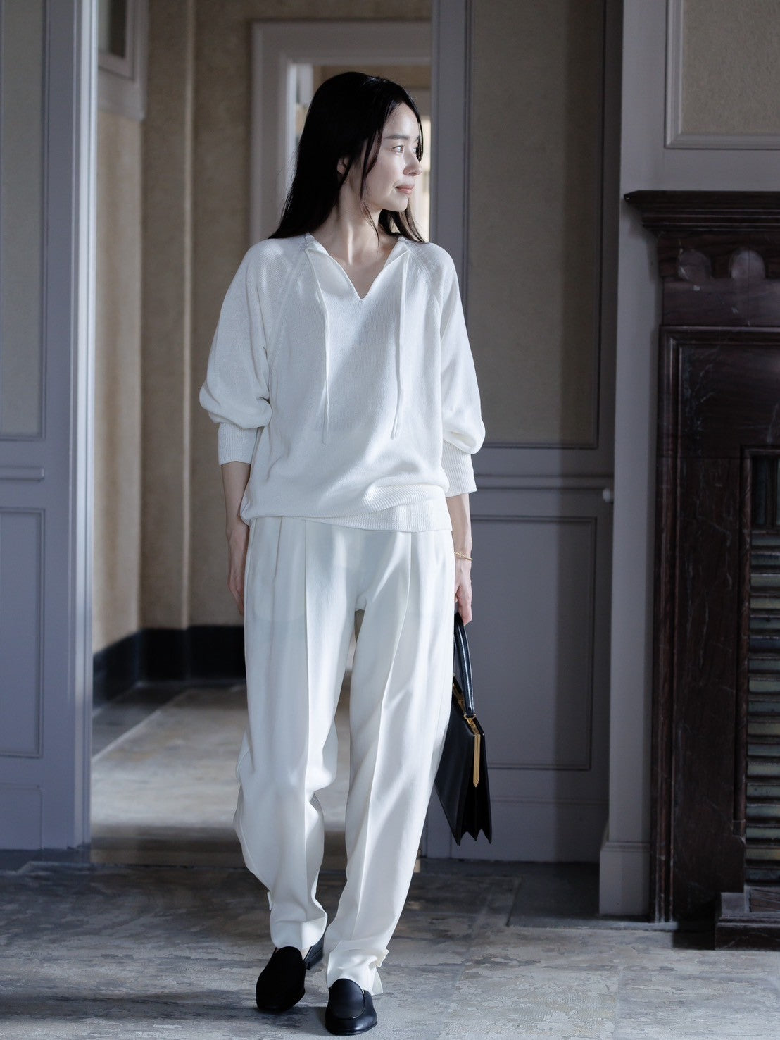 Odessa/back belt pants
