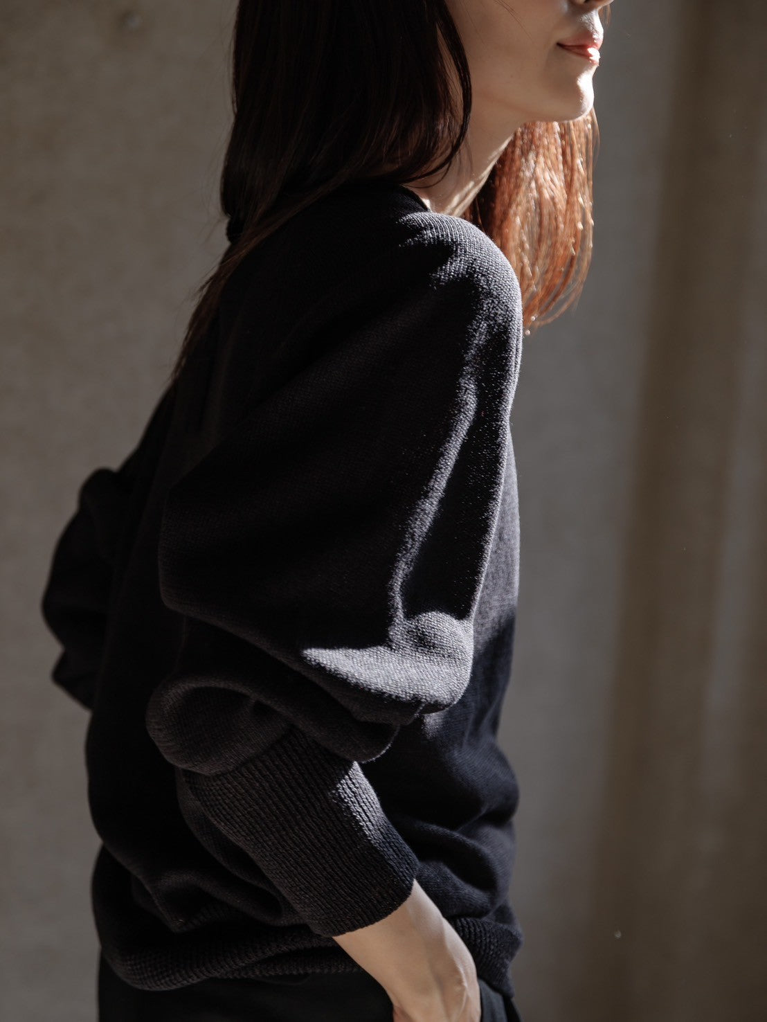 Kristy/paper cotton sweater