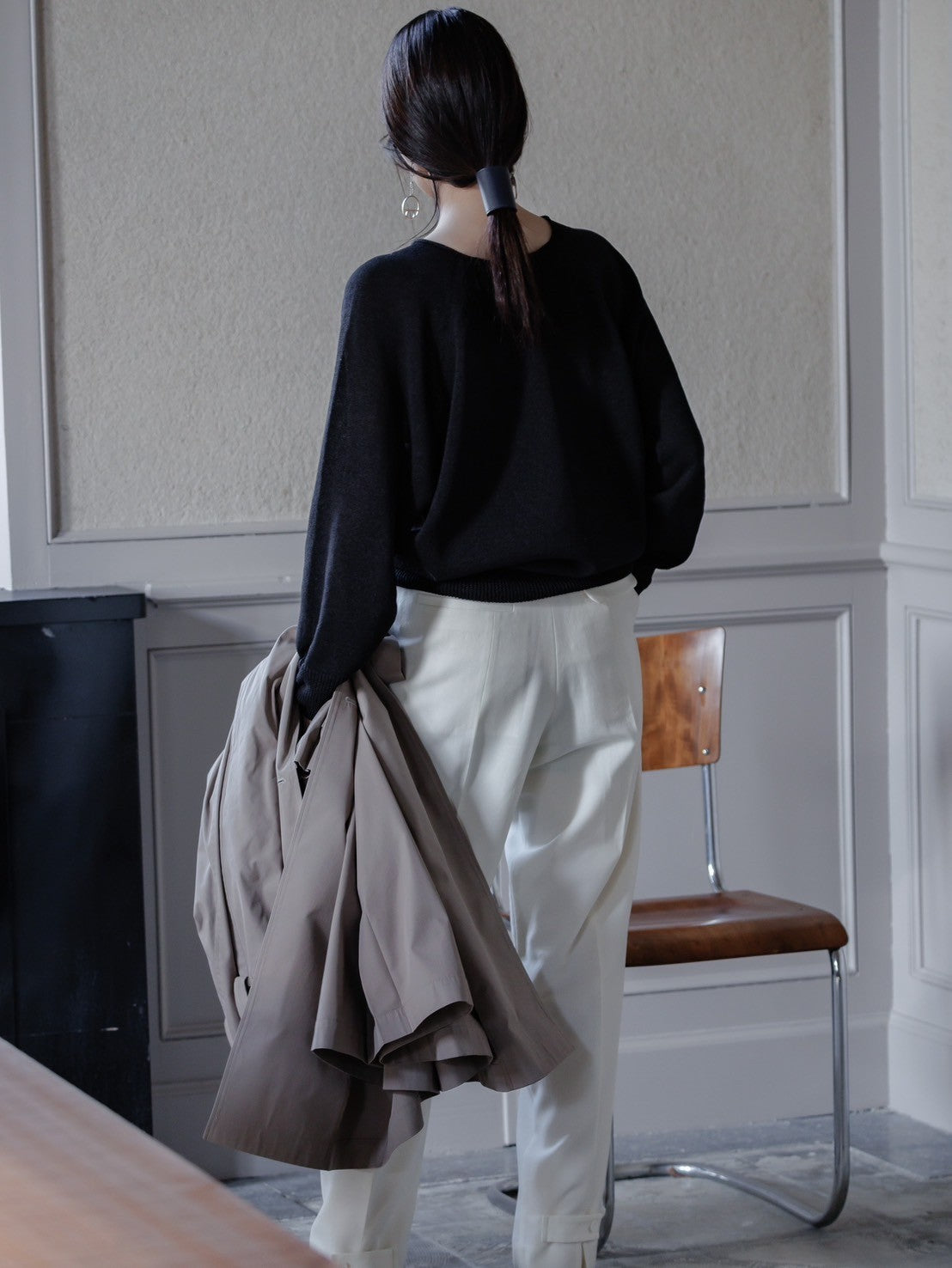 Odessa/back belt pants