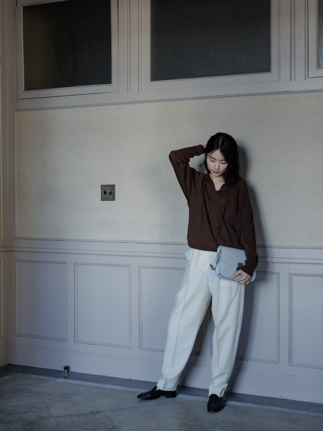 Kristy/paper cotton sweater