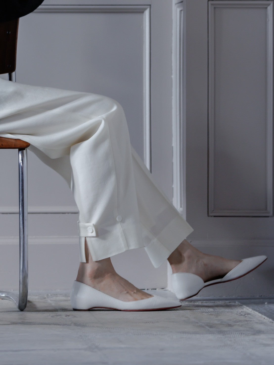 Odessa/back belt pants