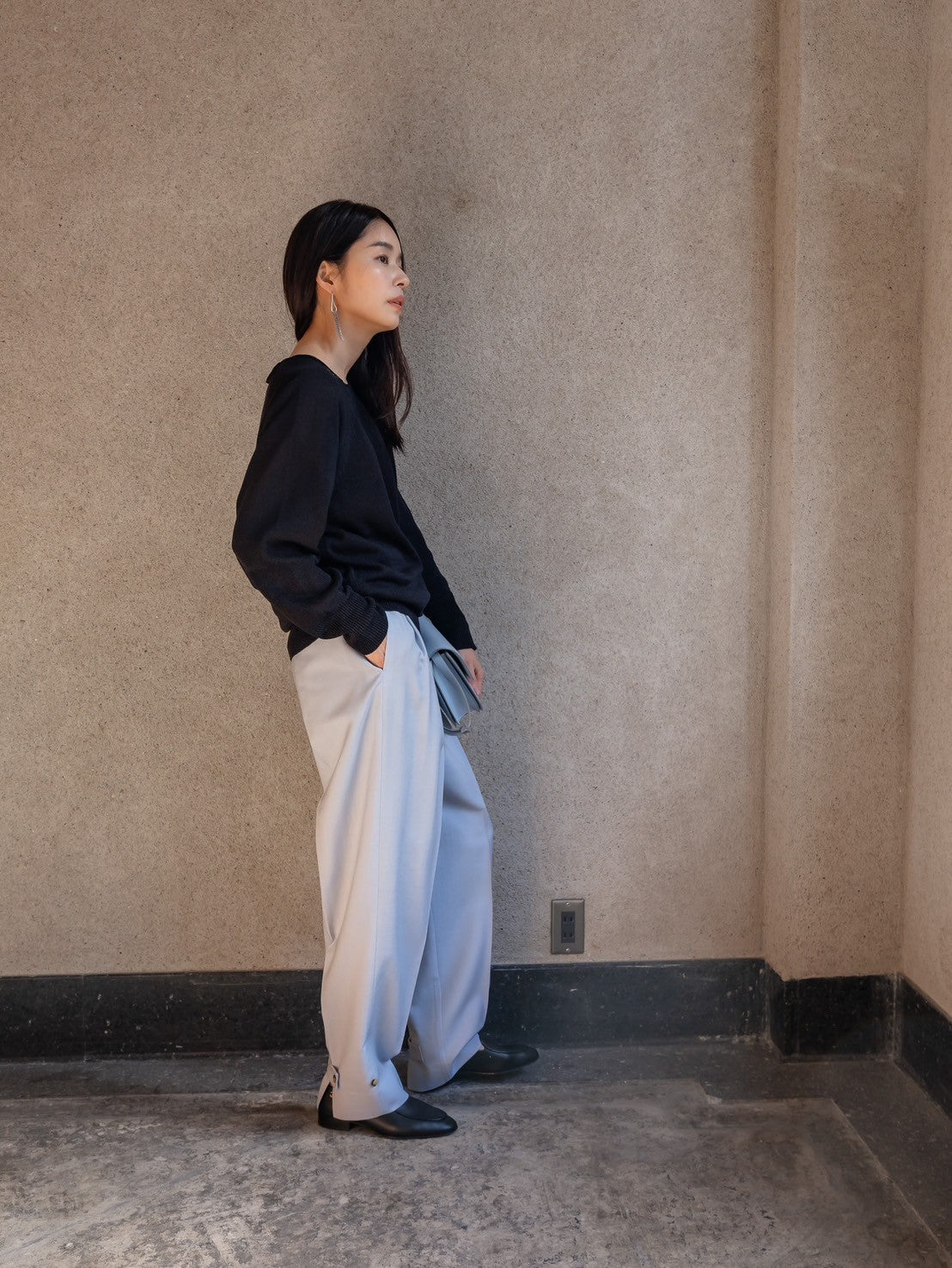 Kristy/paper cotton sweater