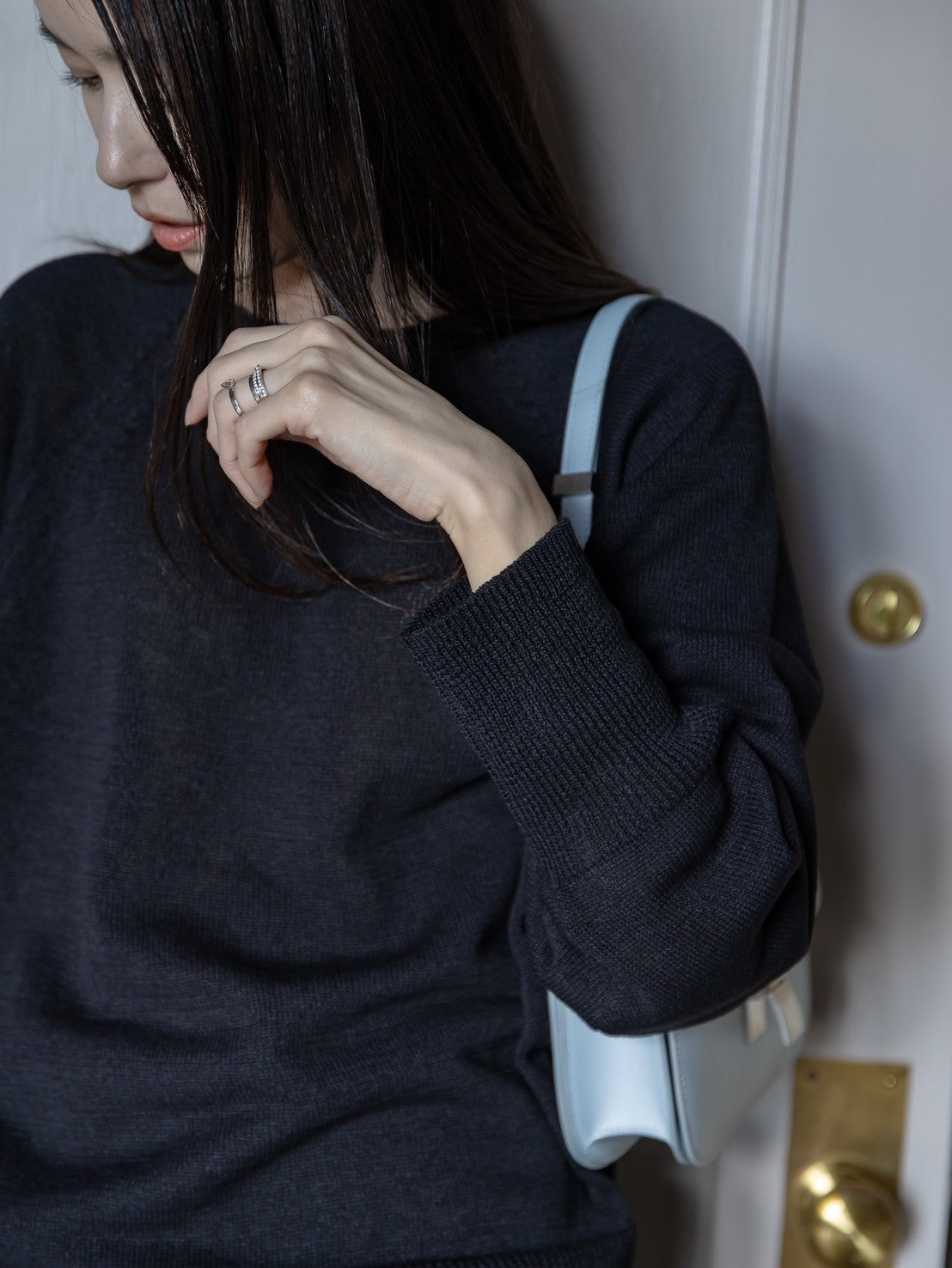 Kristy/paper cotton sweater