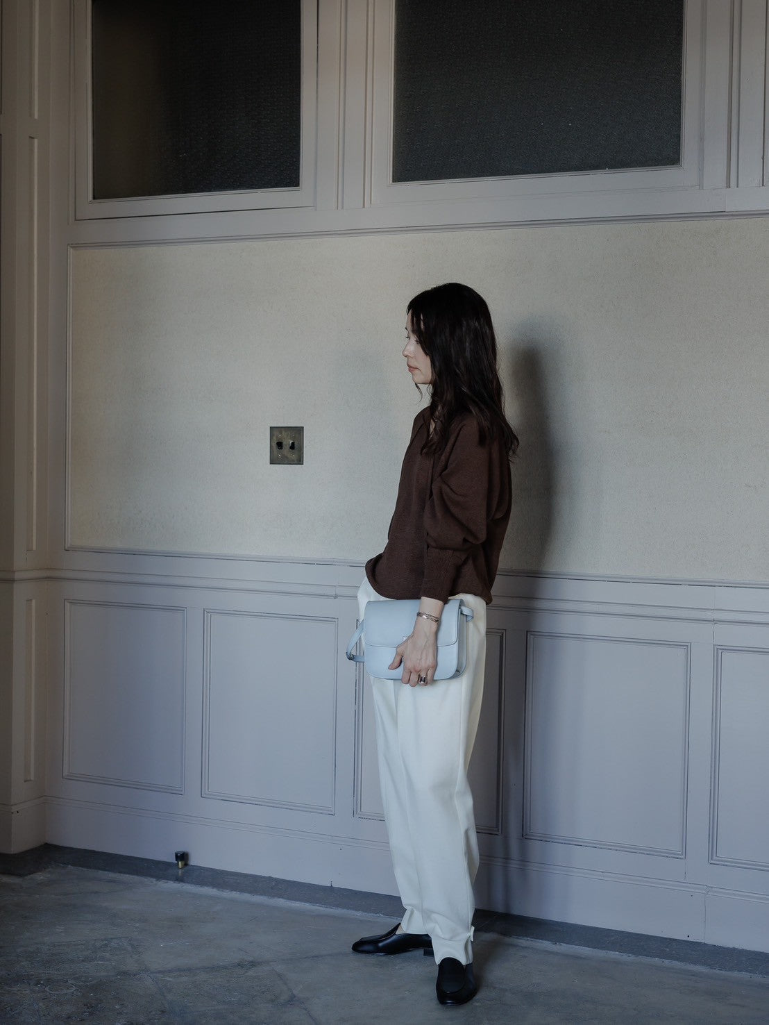 Kristy/paper cotton sweater