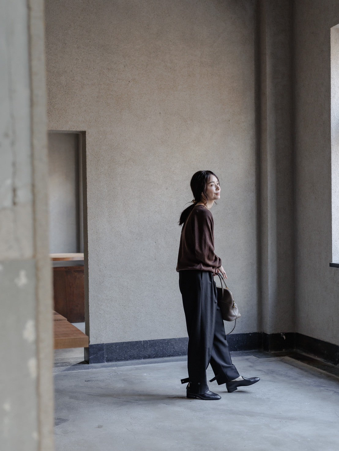 Kristy/paper cotton sweater