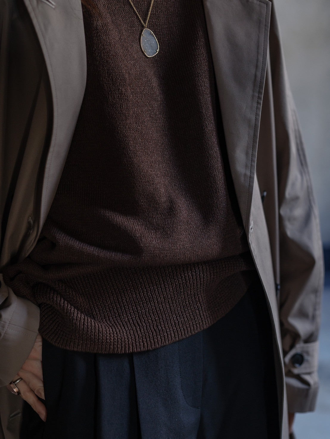 Kristy/paper cotton sweater