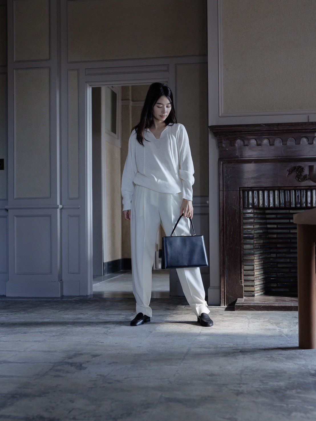 Kristy/paper cotton sweater