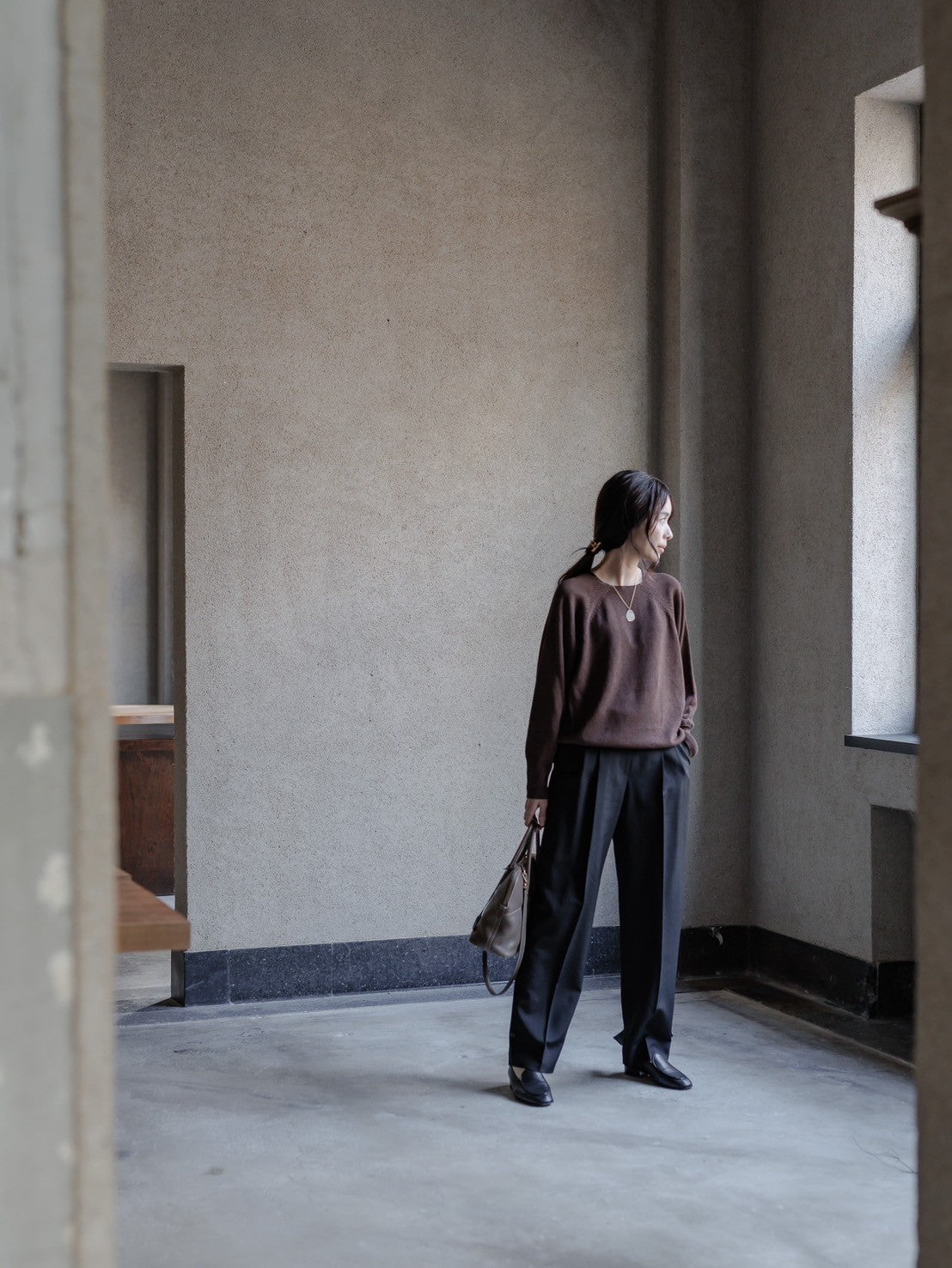 Kristy/paper cotton sweater