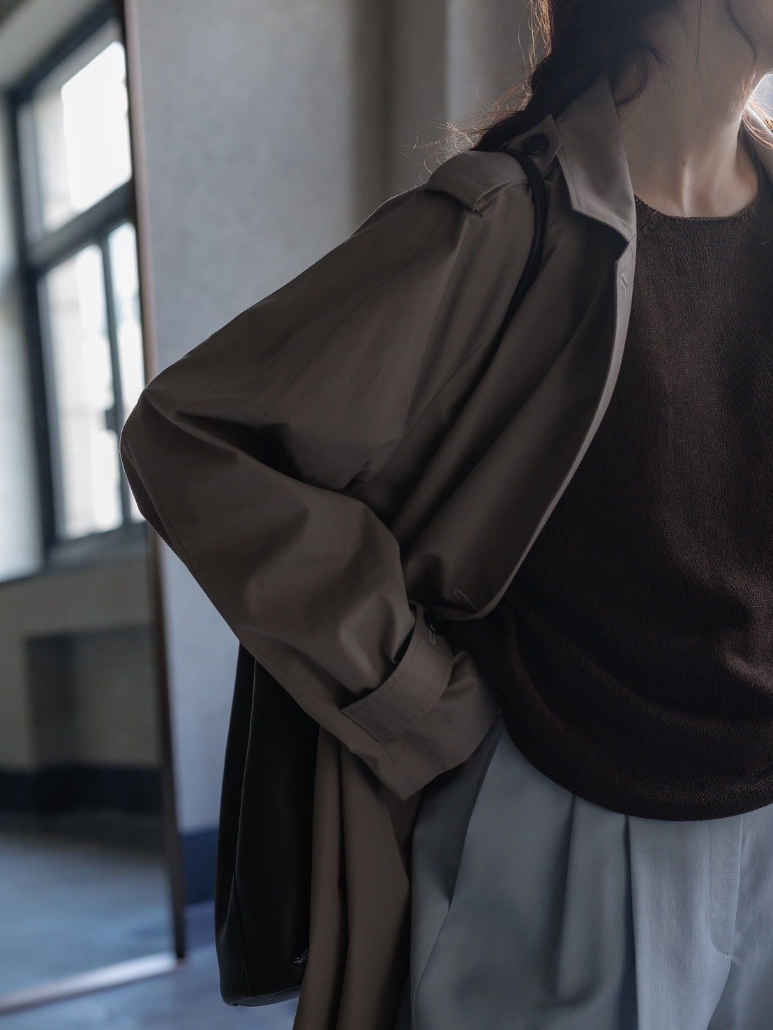 Kristy/paper cotton sweater