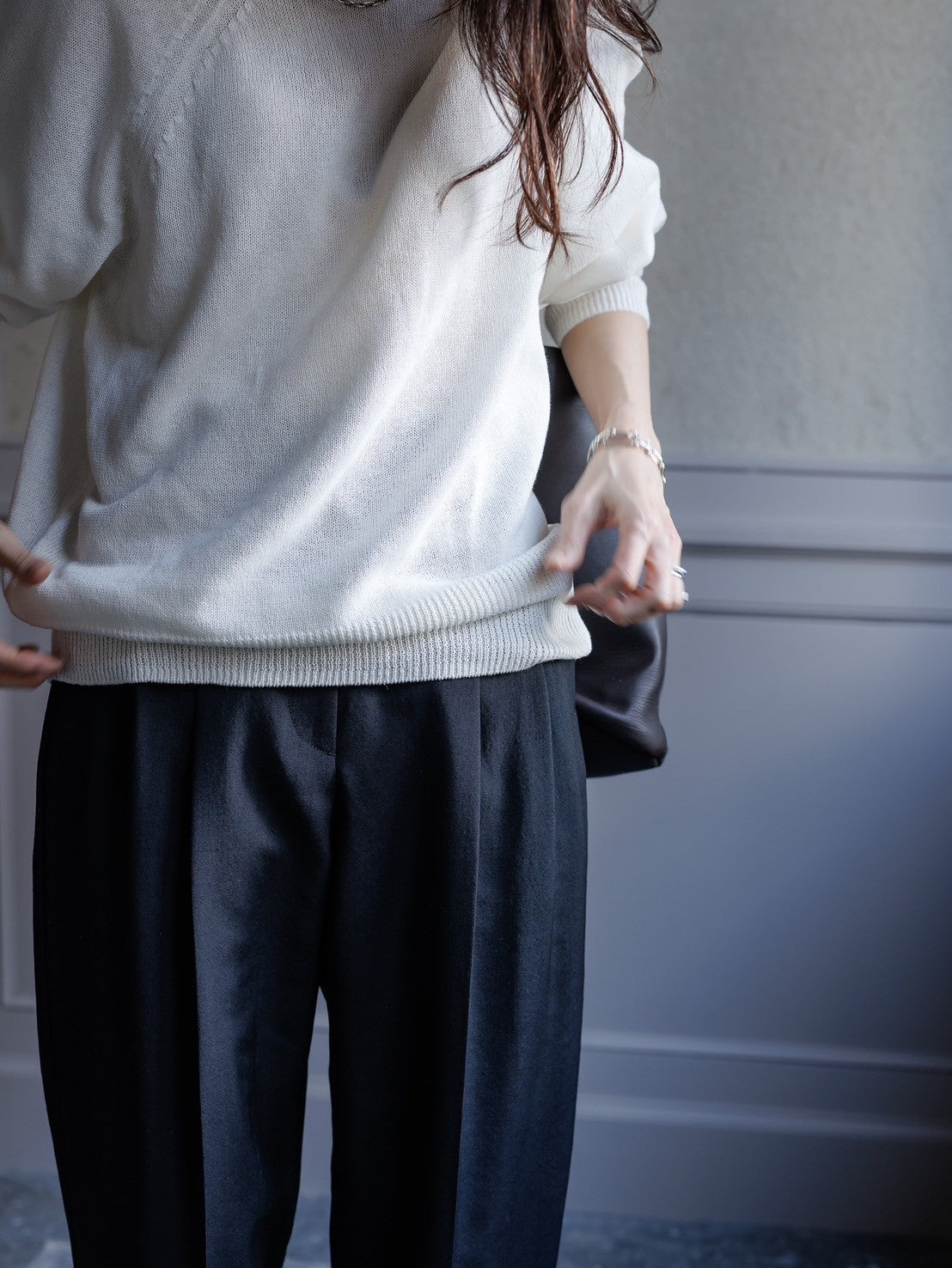 Odessa/back belt pants