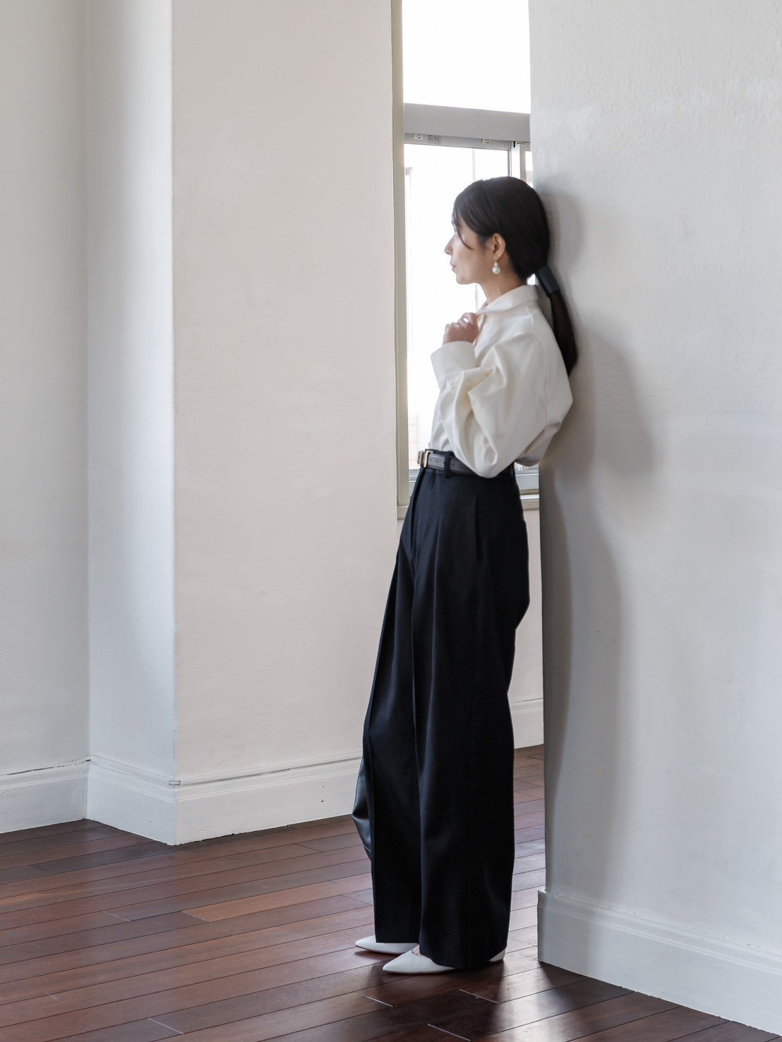 Lily/silk denim pants